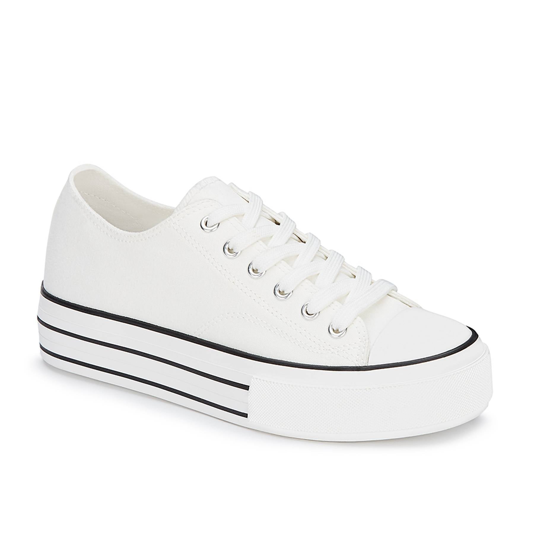 Andrea Canvas Sneakers Platform 87055