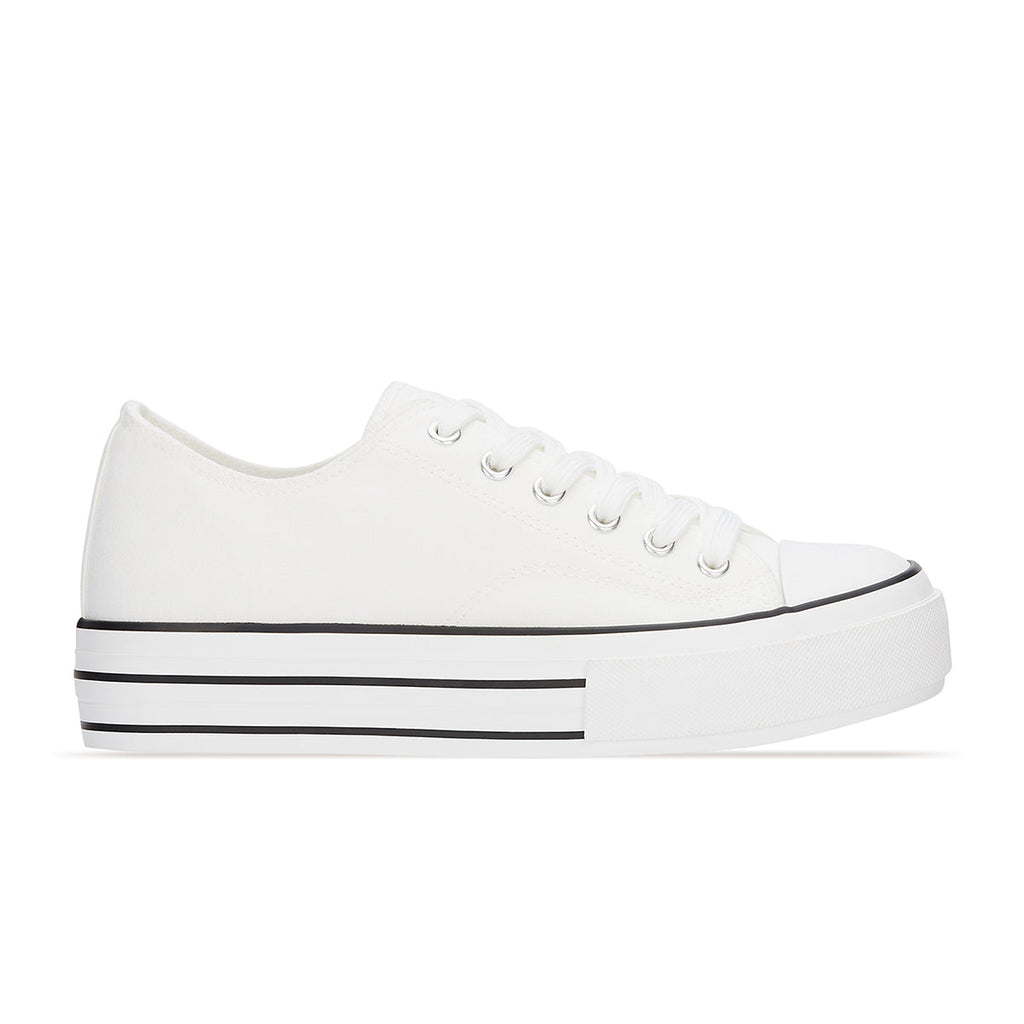 Andrea Canvas Sneakers Platform 87055