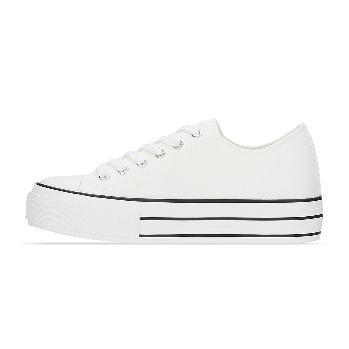 Andrea Canvas Sneakers Platform 87055