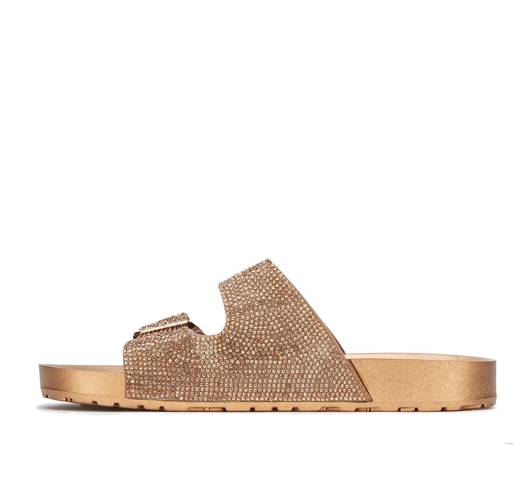 Andrea Glamourous Footbed Rhinestones Sandals 88216