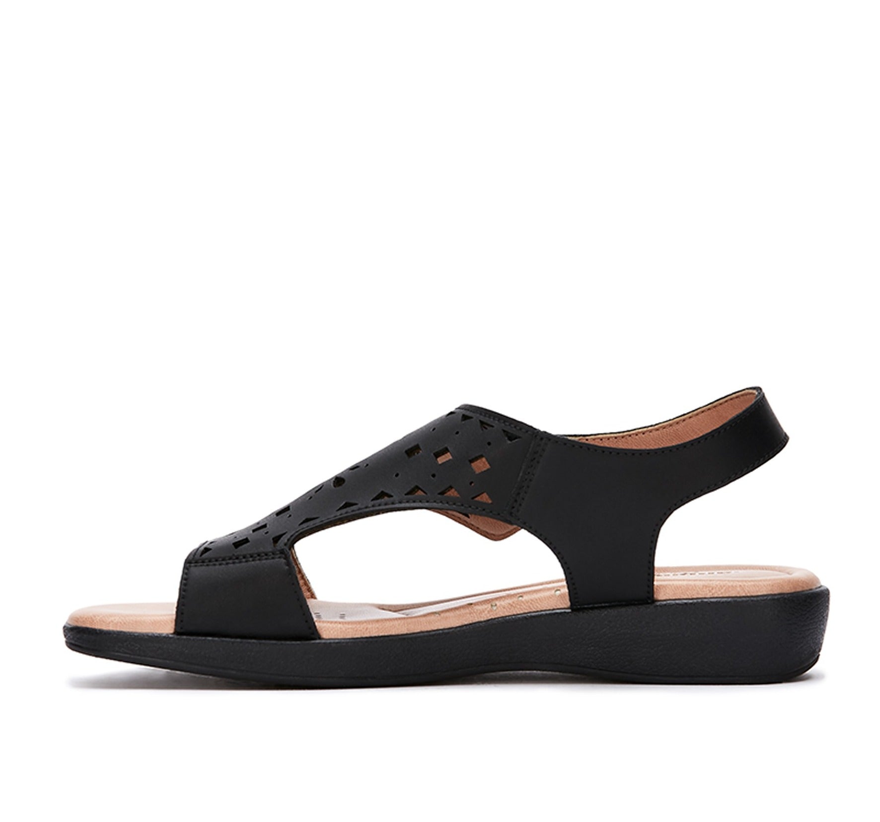 Andrea Leather Comfort laser Pattern Sandals 88526