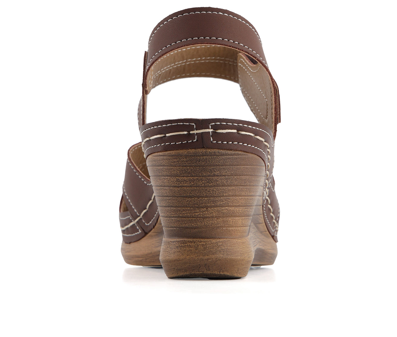 Andrea Women's Criss Cross Wedge Sandals with Comfortech Sole 83052