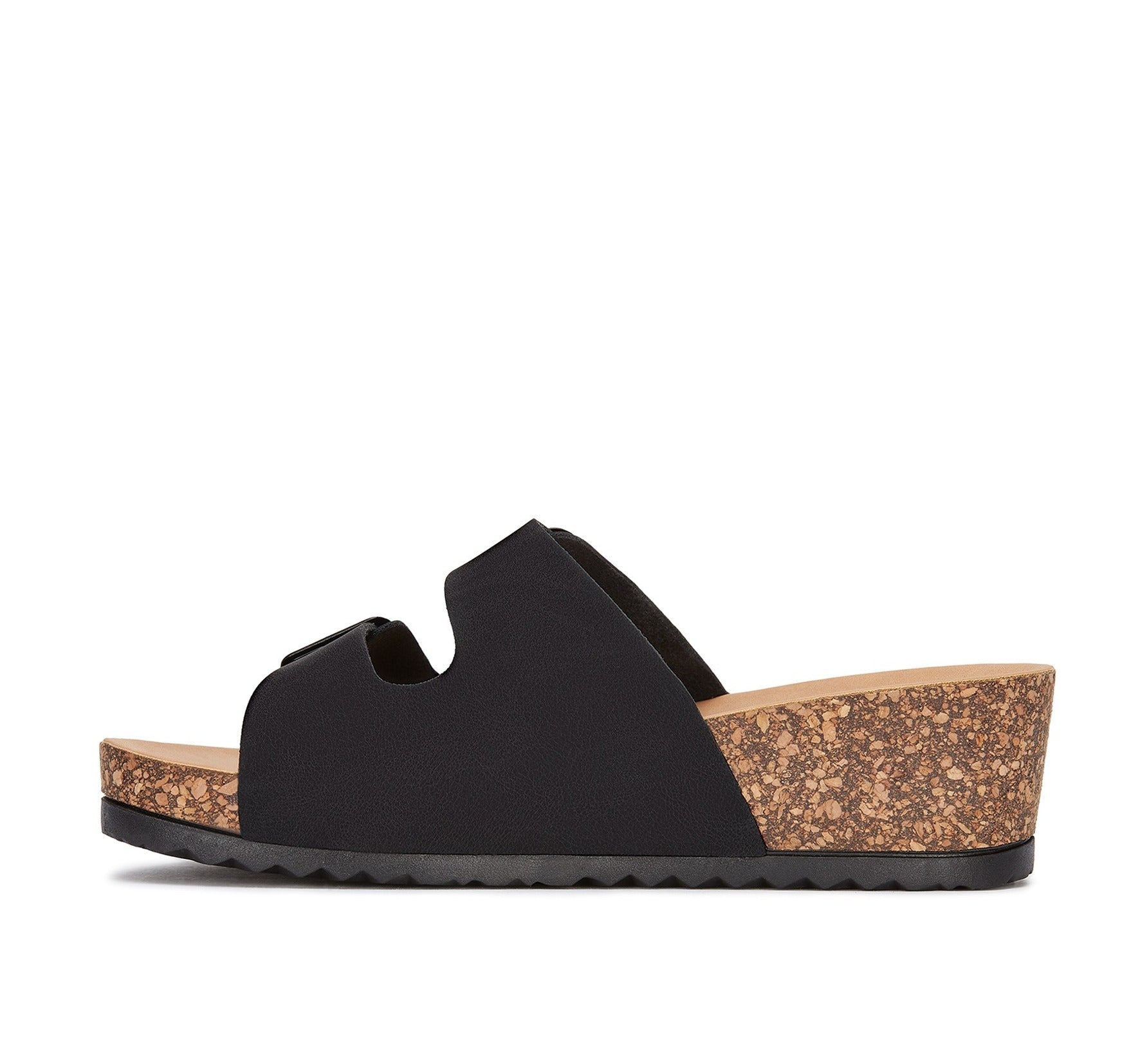 Andrea Comfort Footbed Wedge Double Buckle Sandal 83067