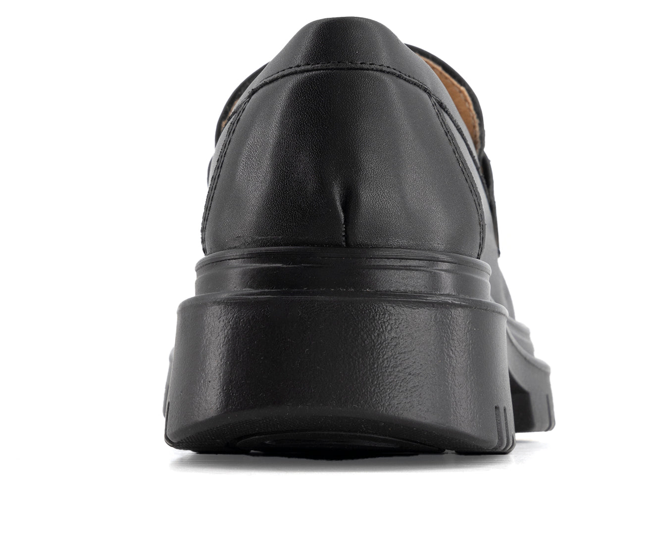 Andrea Women's Black Penny Loafers with Golden Ornament 58645