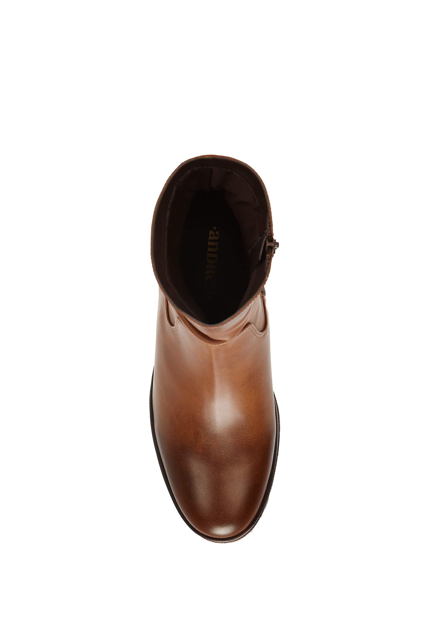 Andrea Women's Side Zipper Boots 62538