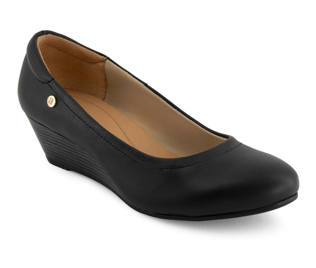 Andrea Women's Leather Wedge Loafers 62604