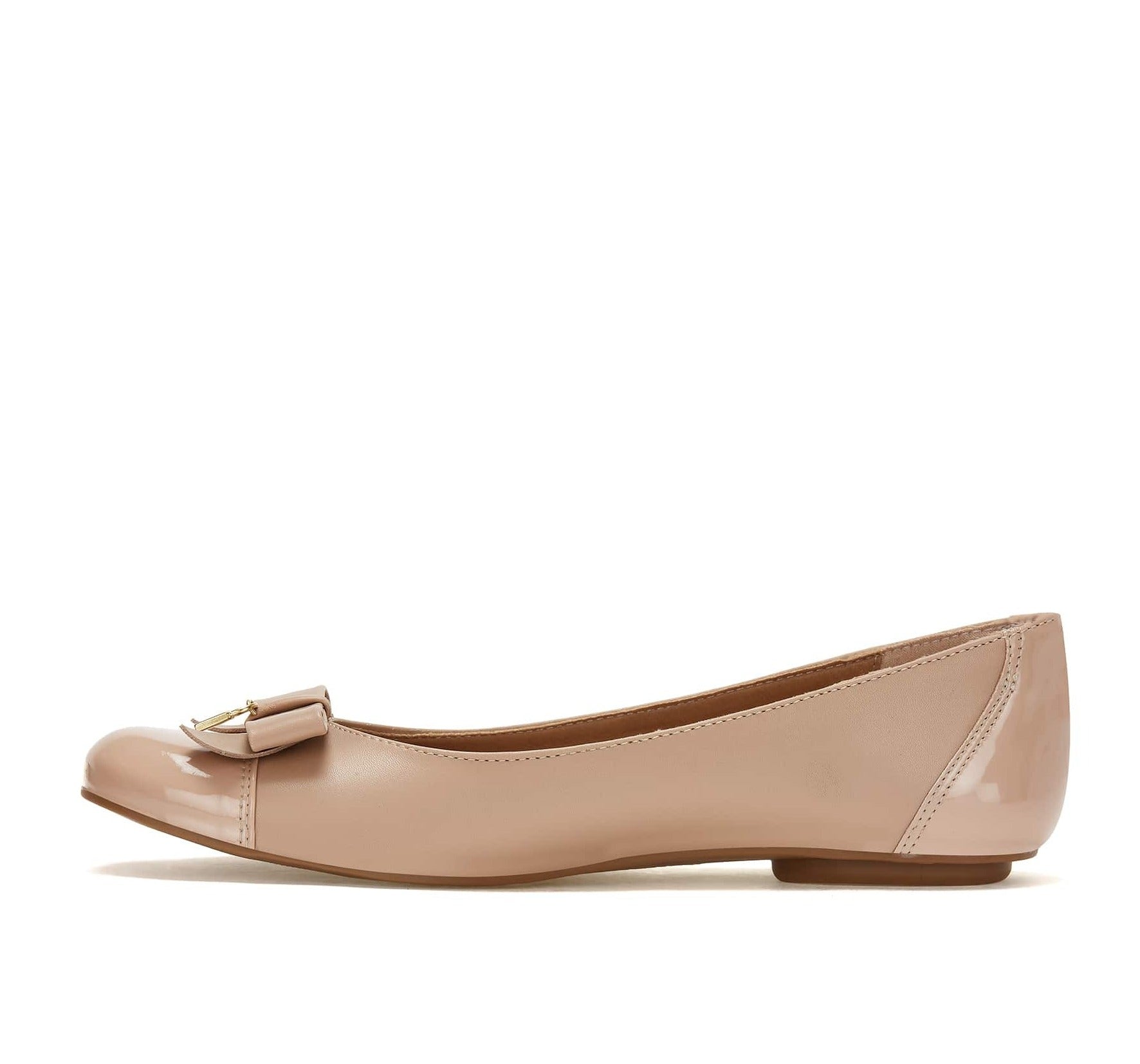 Andrea Ballerinas with bow and golden lock charm 62607