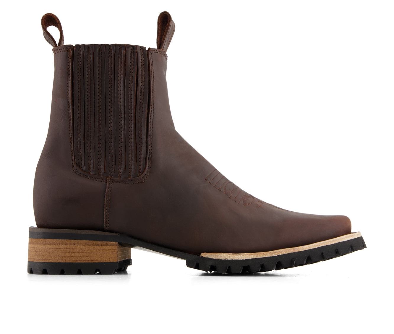 Forastero Men's Leather Chelsea Boots with side Zipper 63850