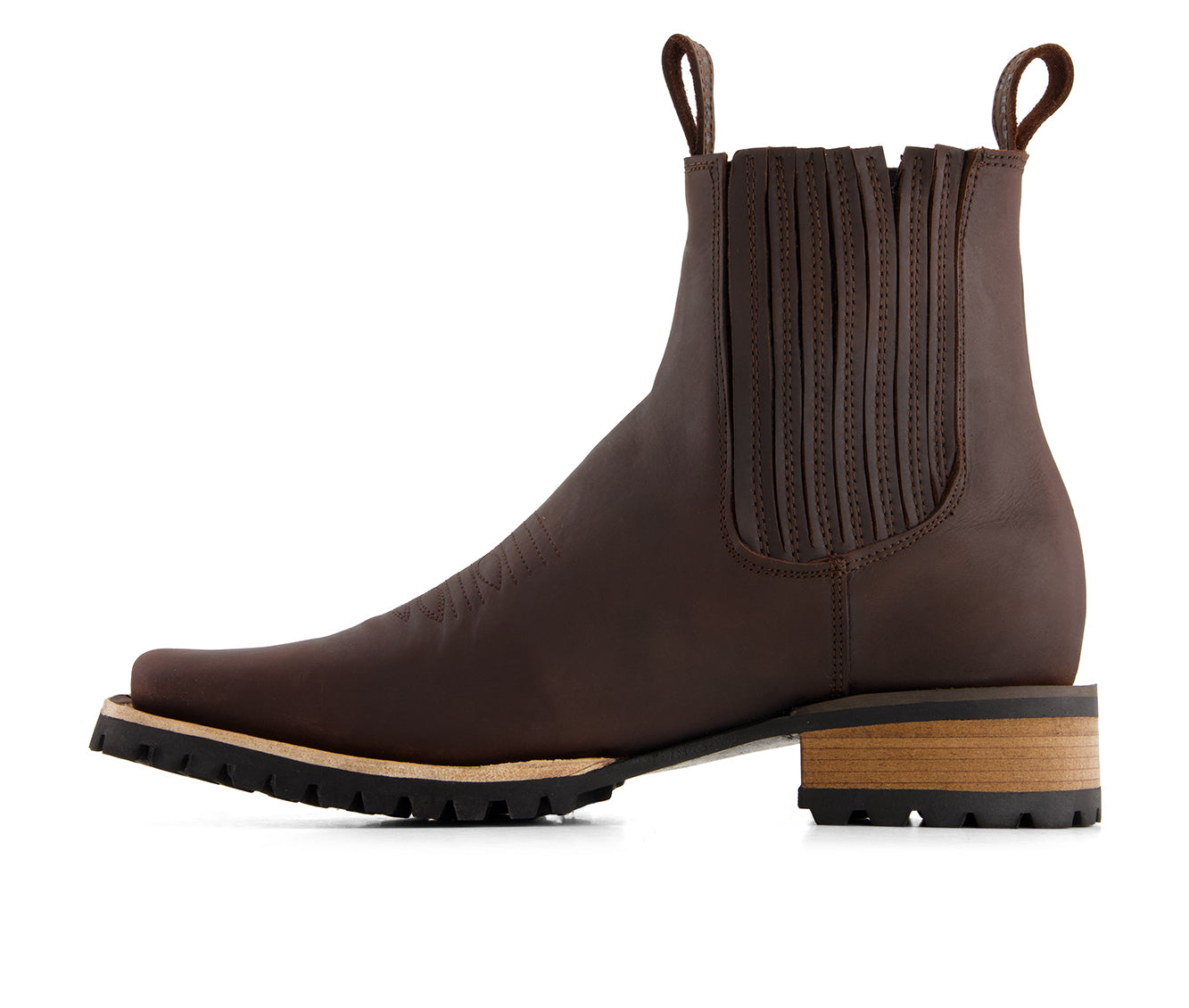 Forastero Men's Leather Chelsea Boots with side Zipper 63850