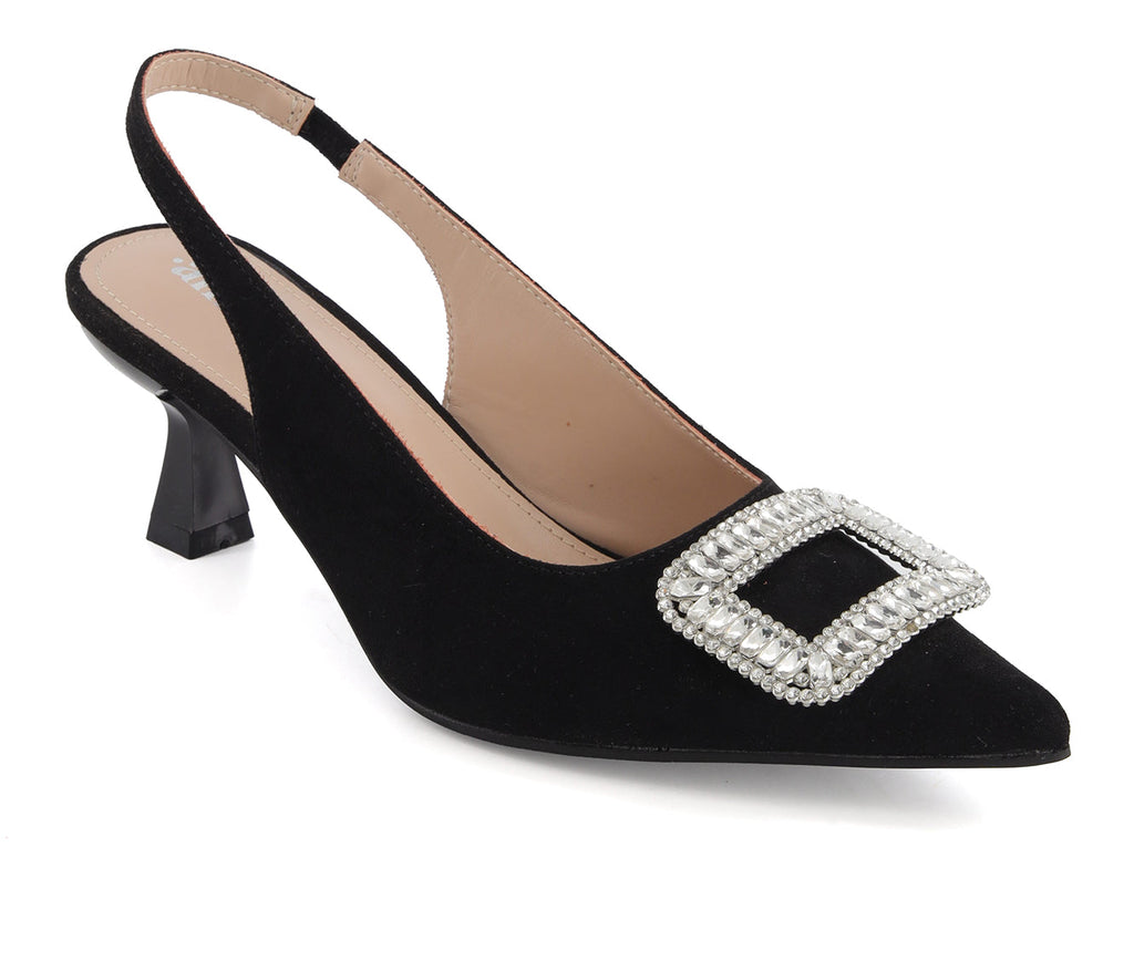 Andrea Women's Louis Heel Slingback Pumps 66625