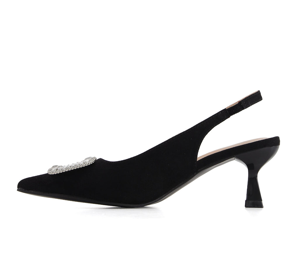 Andrea Women's Louis Heel Slingback Pumps 66625