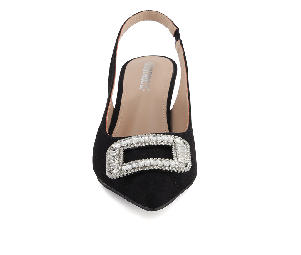 Andrea Women's Louis Heel Slingback Pumps 66625