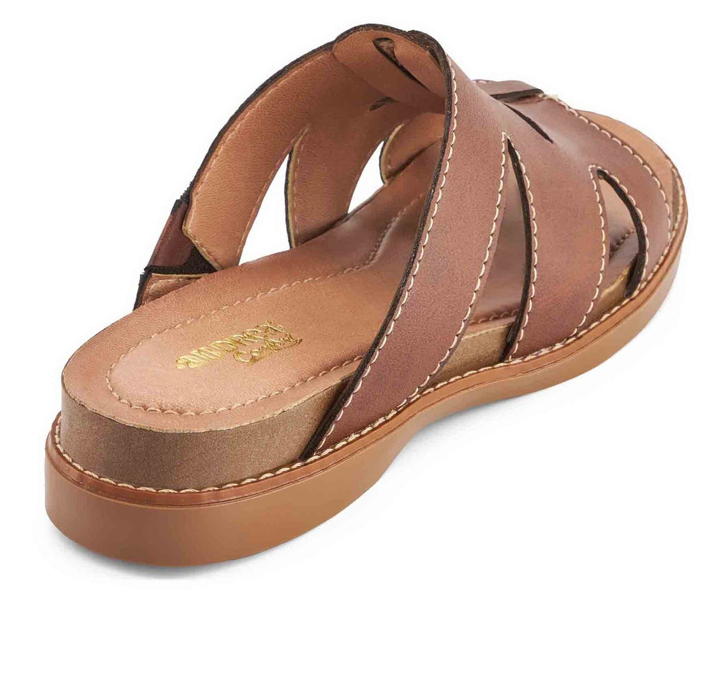 Andrea Fisherman Low Wedge Sandal 68105