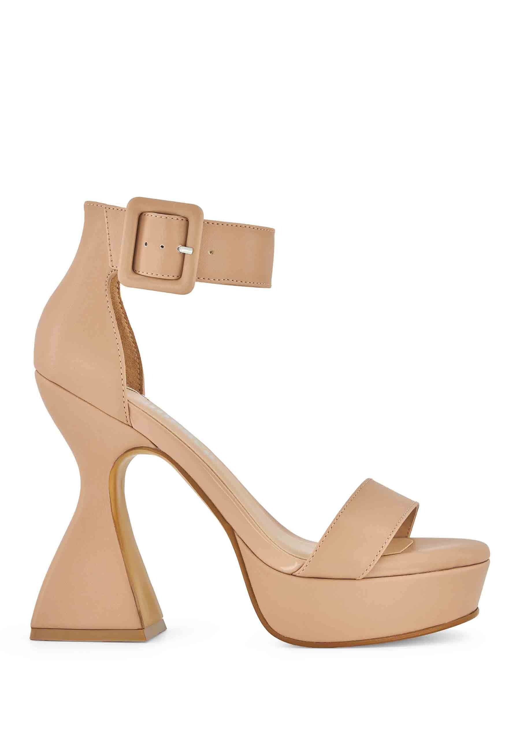 Andrea High Cone Heel Ankle Strap Sandal 70529