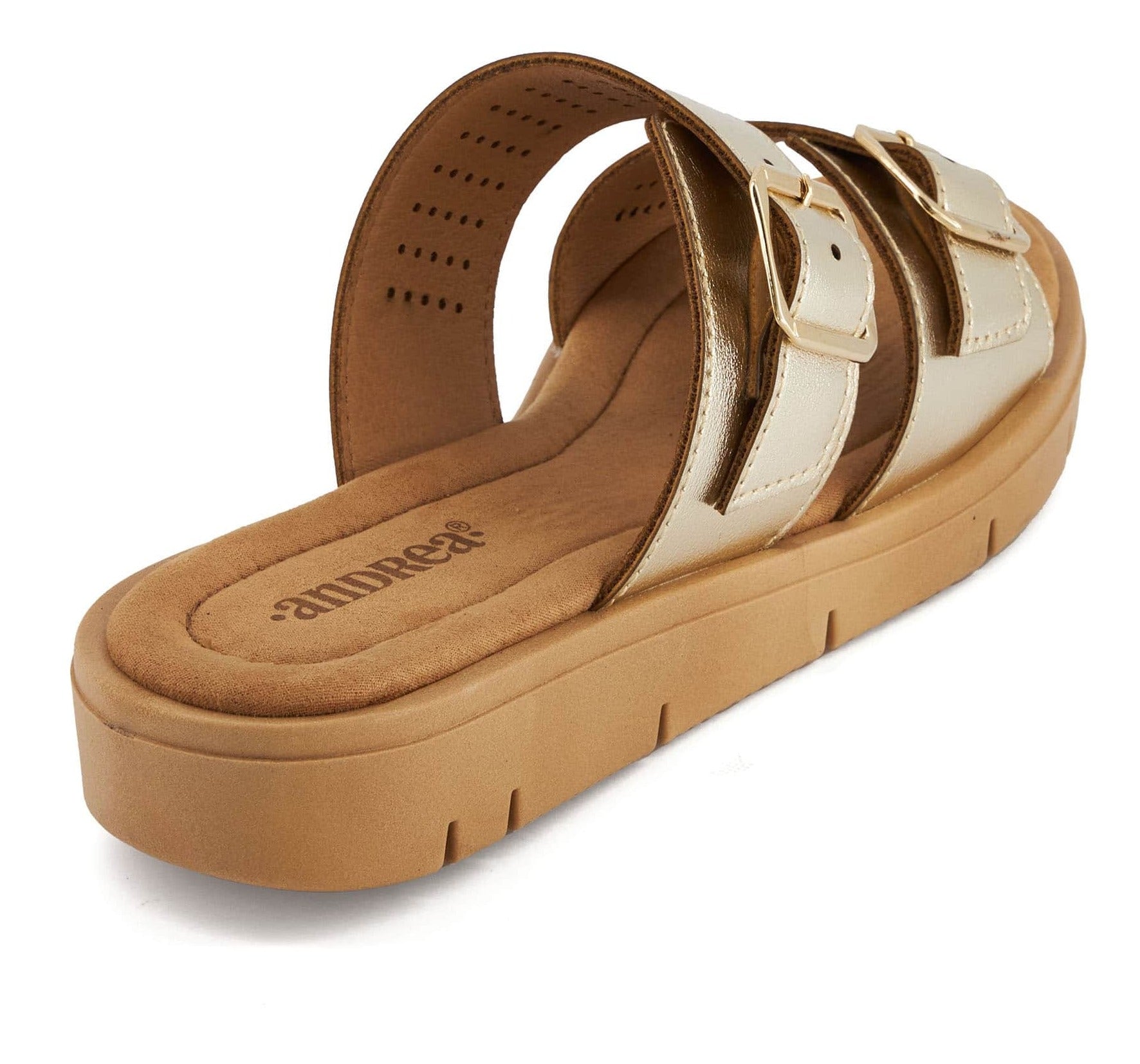 Andrea Comfort Footbed Double Buckle Sandals 70580