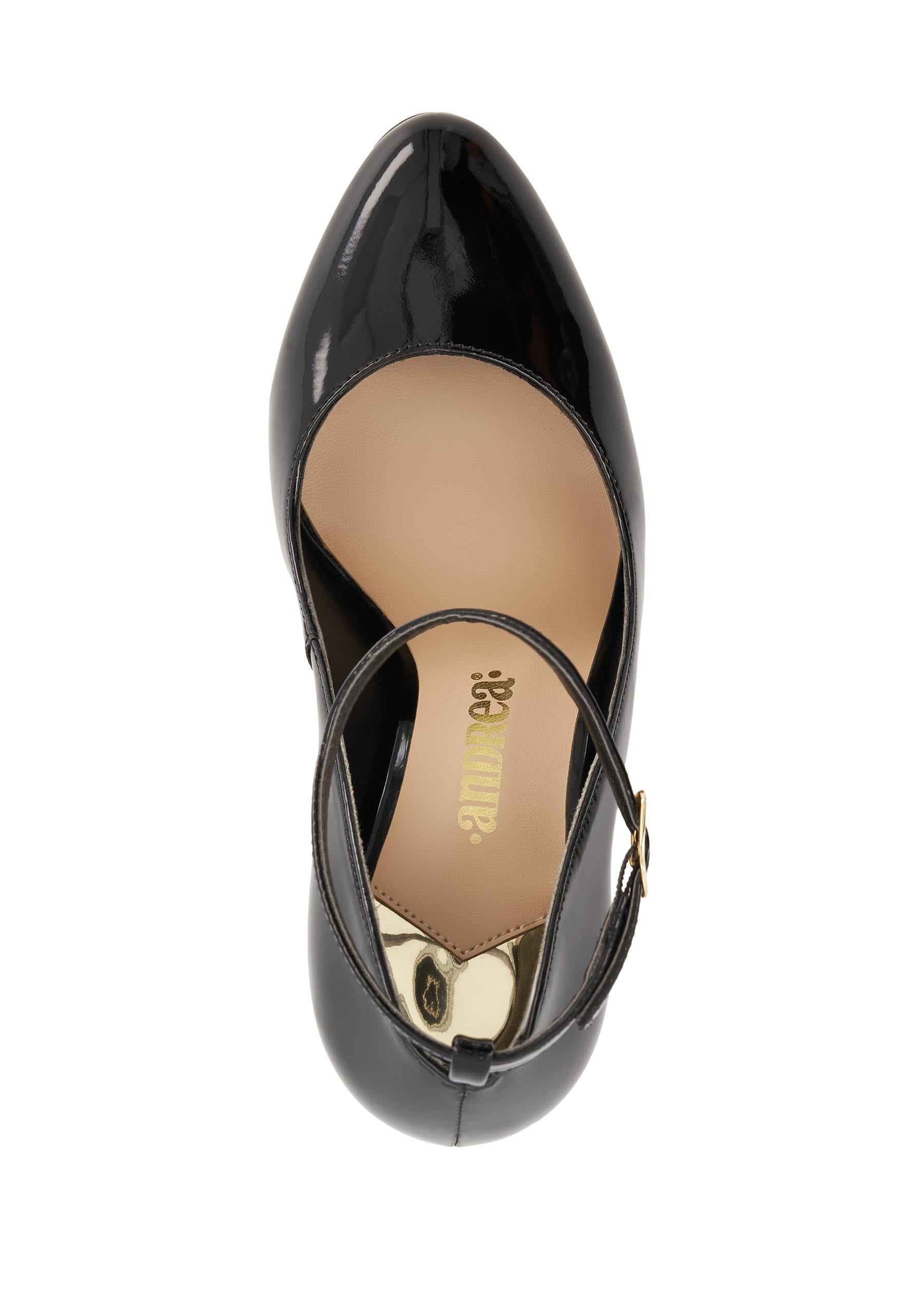 Andrea High Heels, Ankle Buckle Strap 73963