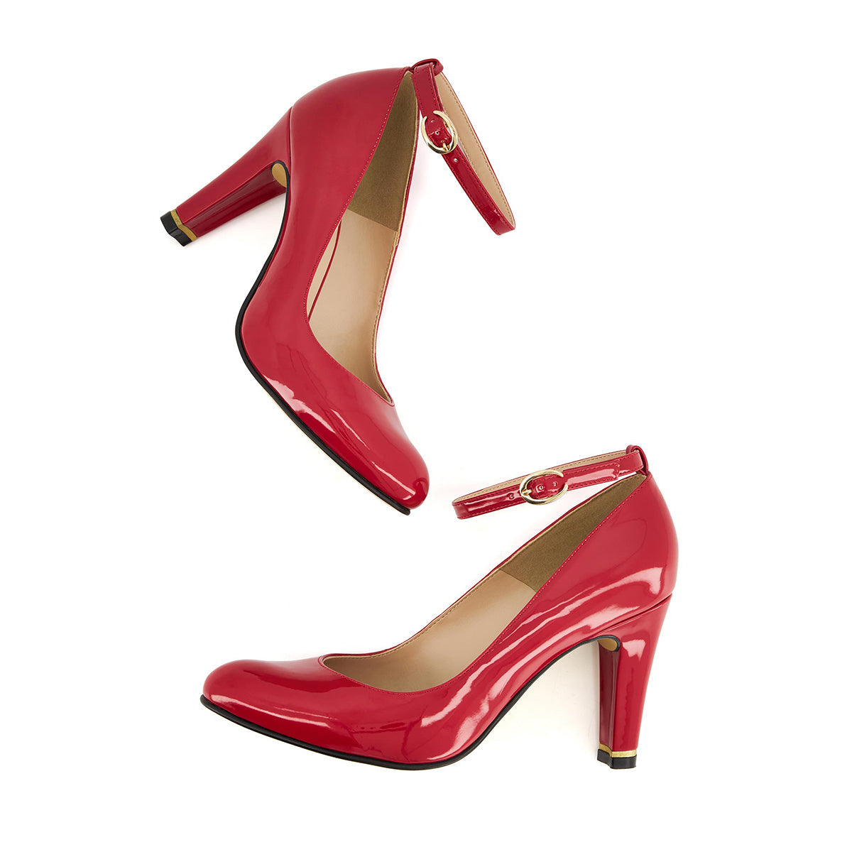 Andrea High Heels, Ankle Buckle Strap 73963