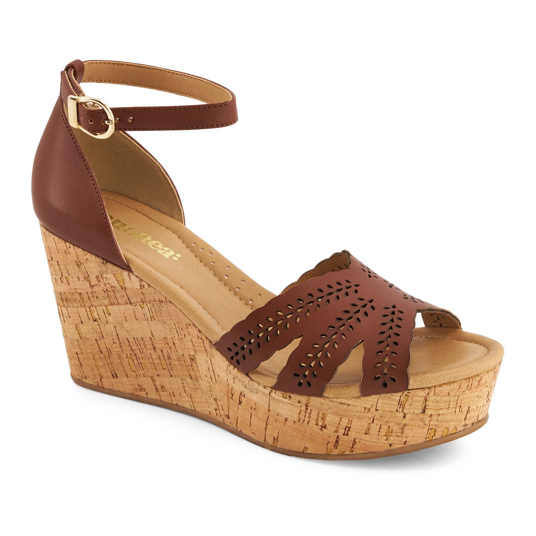 Andrea Cork Wedge Espadrilles 74702