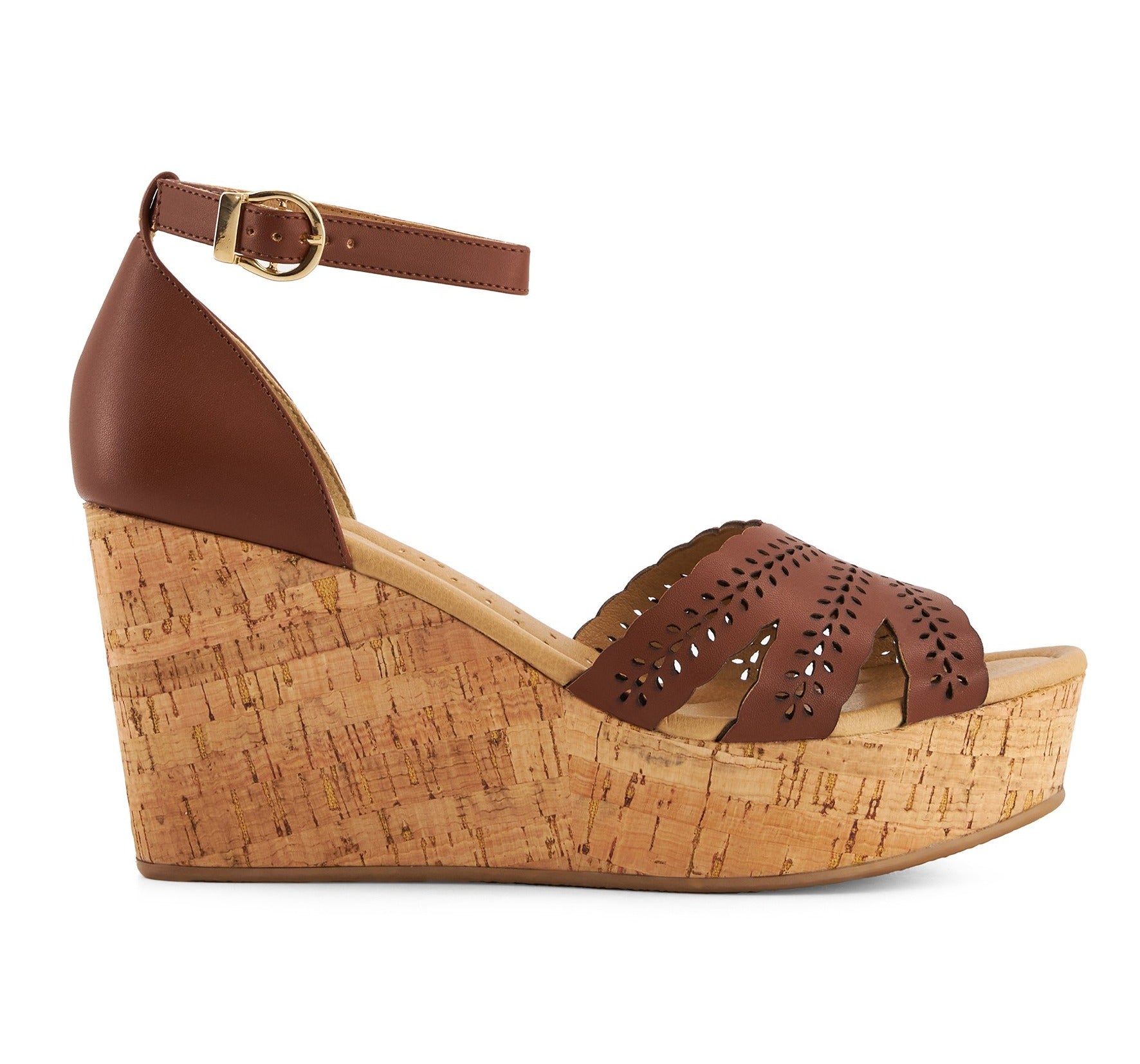 Andrea Cork Wedge Espadrilles 74702