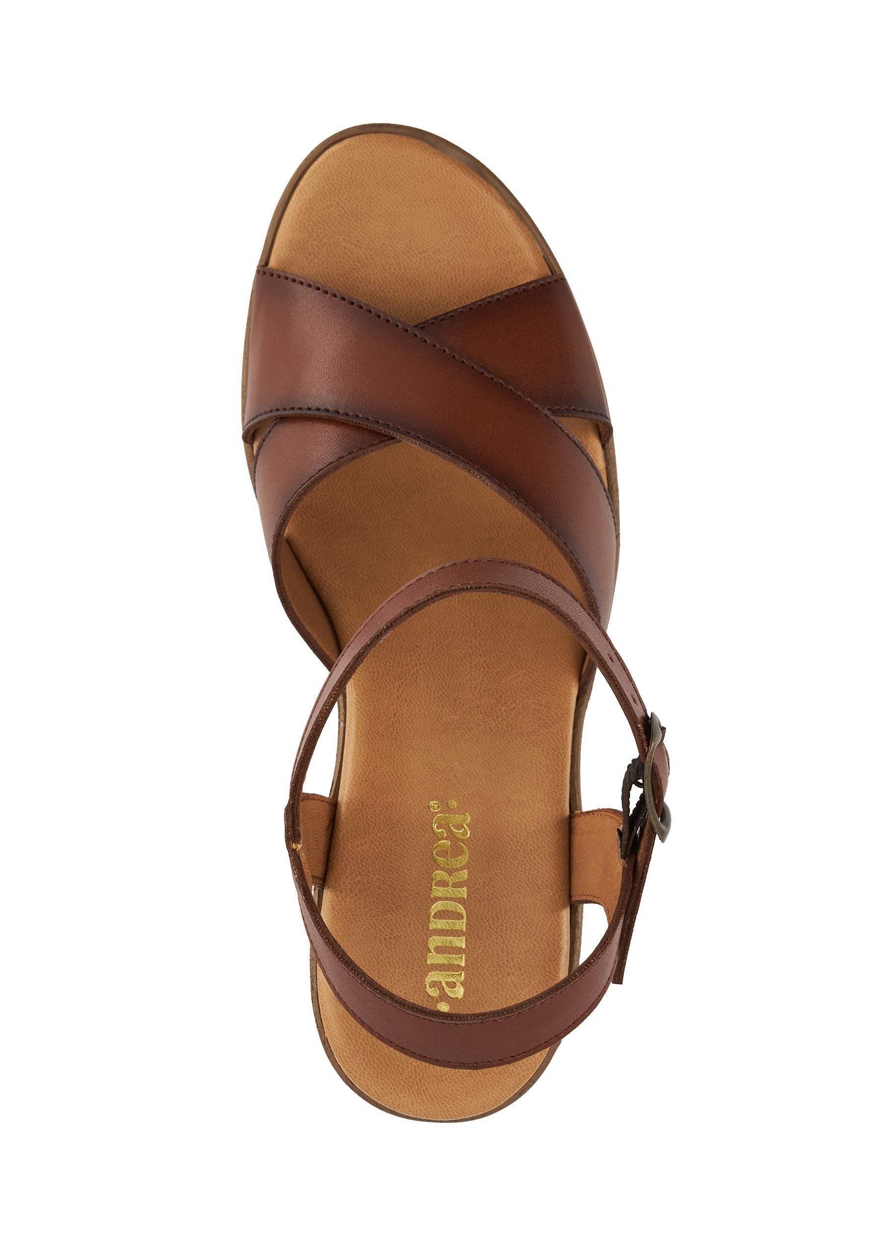 Andrea Comfort Classic Heel Ankle Strap Sandals 76401