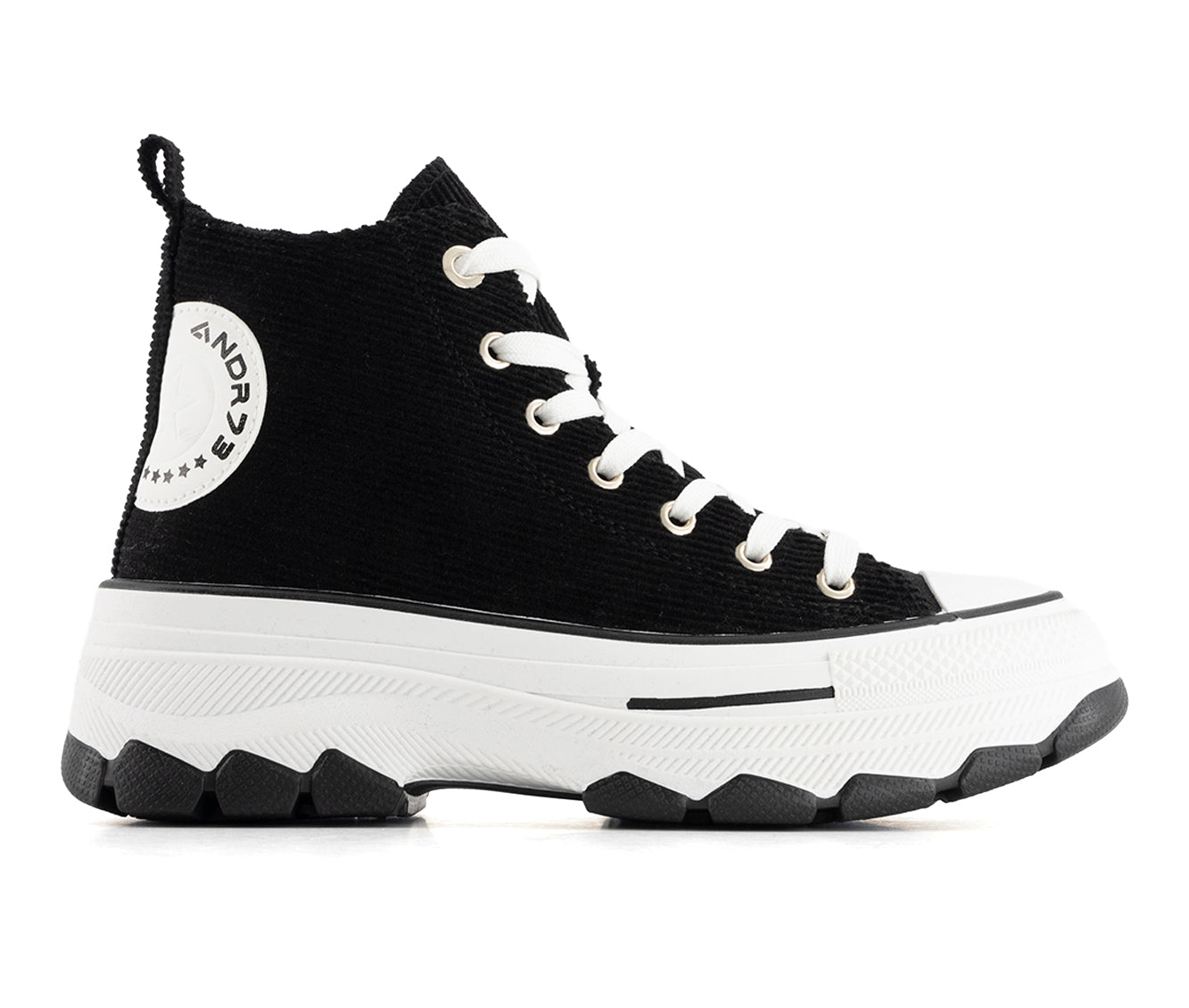 Andrea Women's High Top Urban Canvas Sneakers 77528