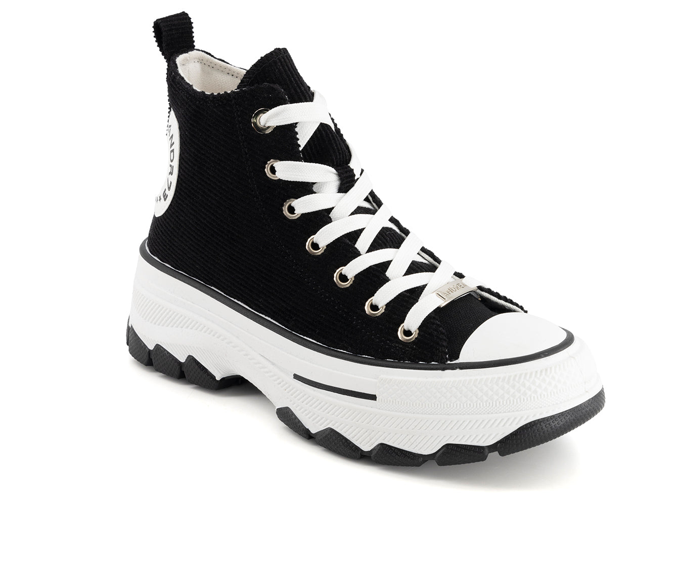 Andrea Women's High Top Urban Canvas Sneakers 77528