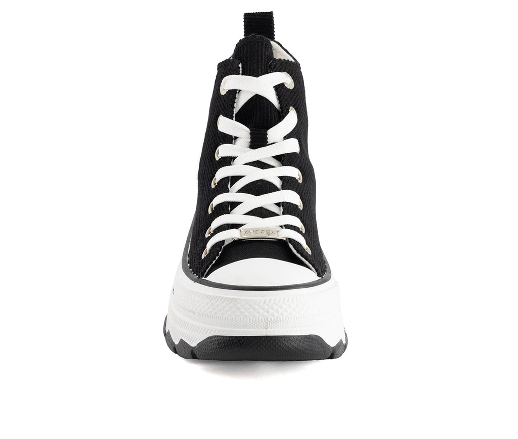 Andrea Women's High Top Urban Canvas Sneakers 77528