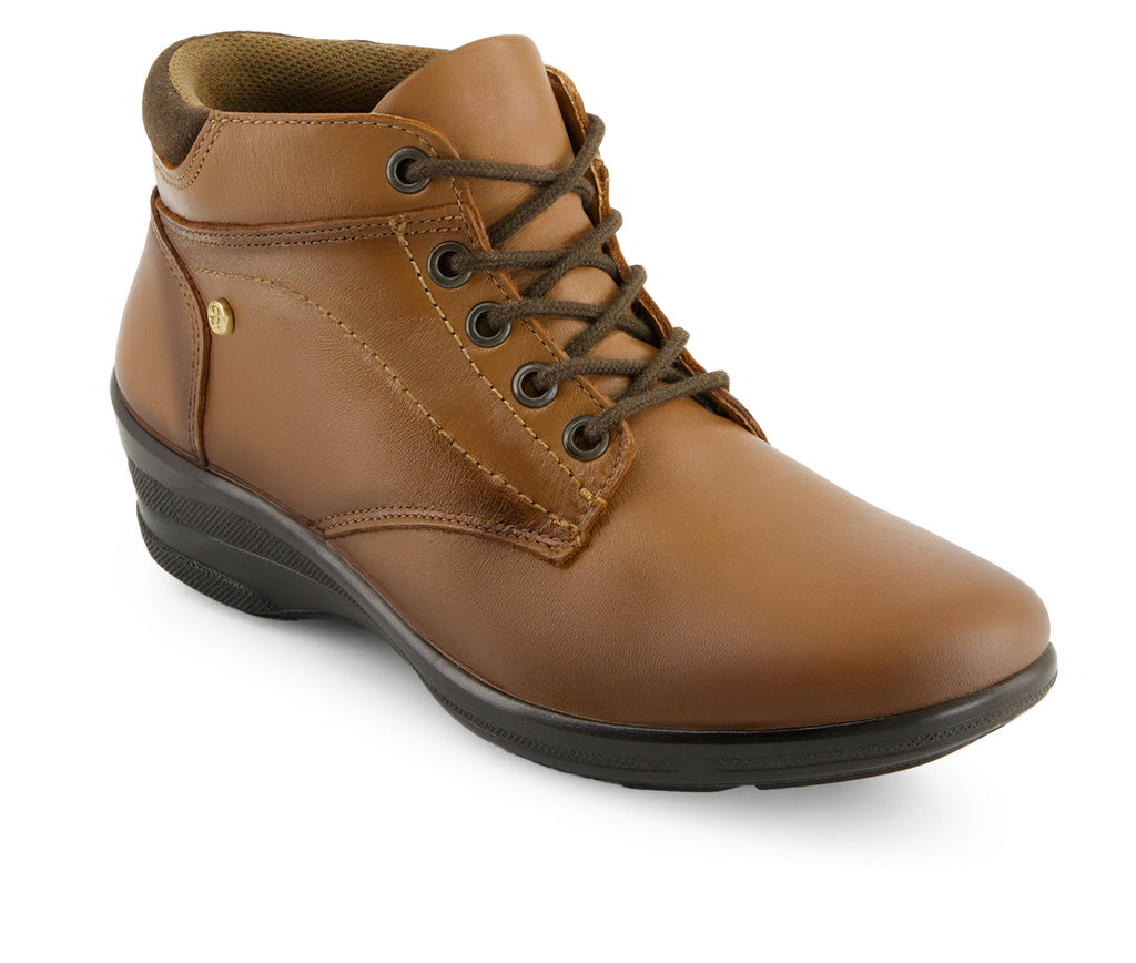 Andrea Women's Leather Lace up Booties 84744