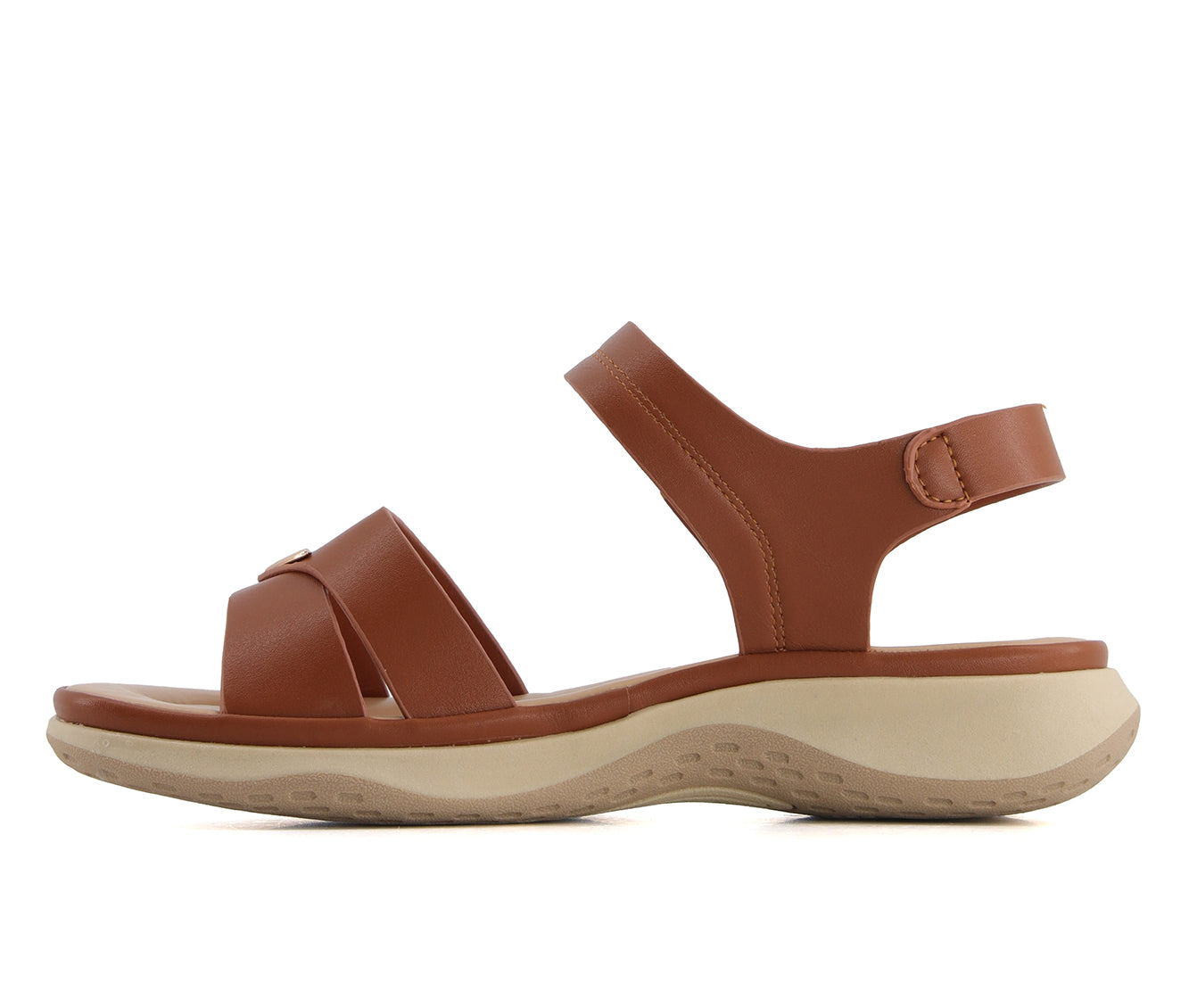 Andrea Women's Ankle Strap Sandals with Hook and loop Closure 61747