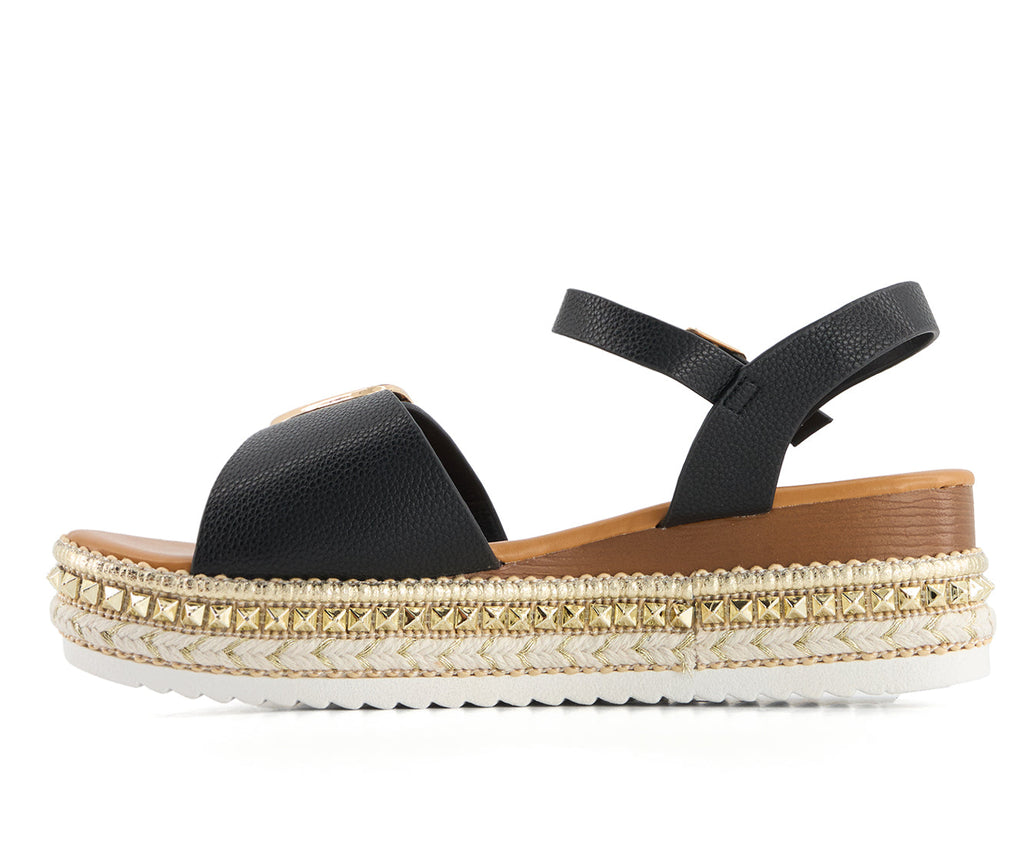 Andrea Women's Ankle Strap Wedge Sandals 61866