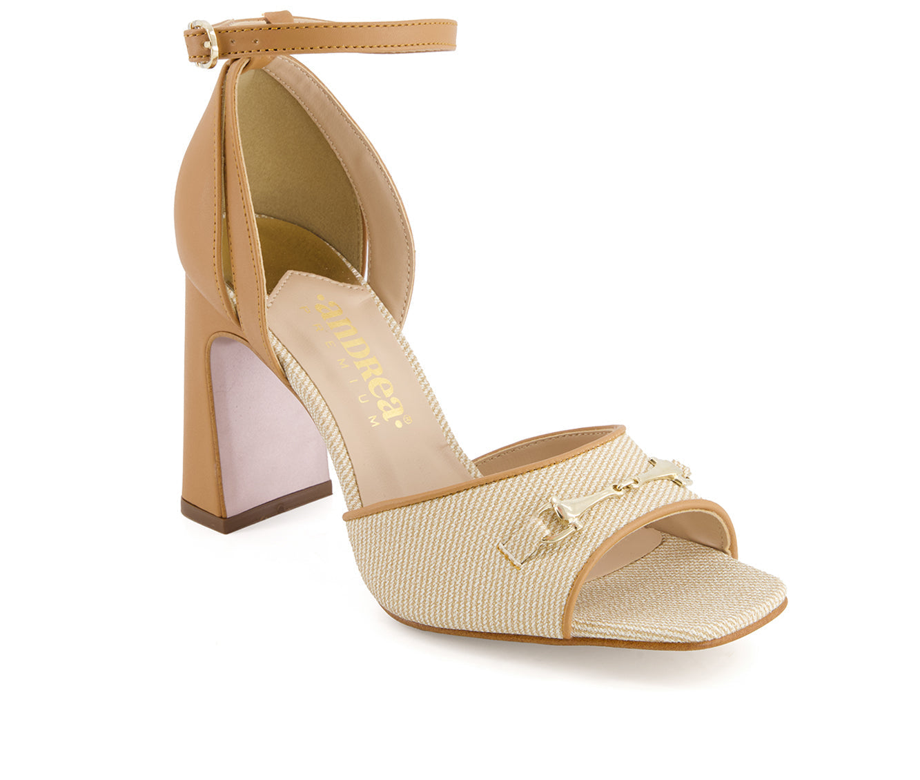 Andrea Women's Heeled Ankle Strap Sandals 65187