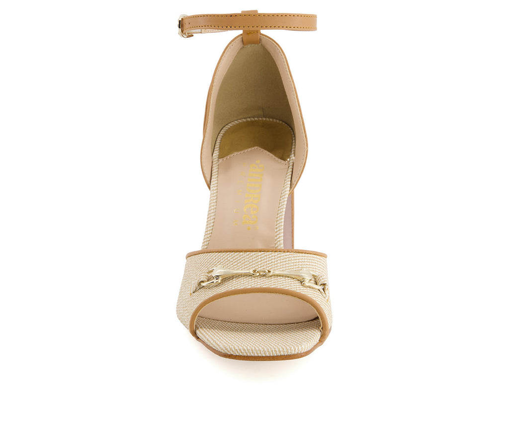 Andrea Women's Heeled Ankle Strap Sandals 65187