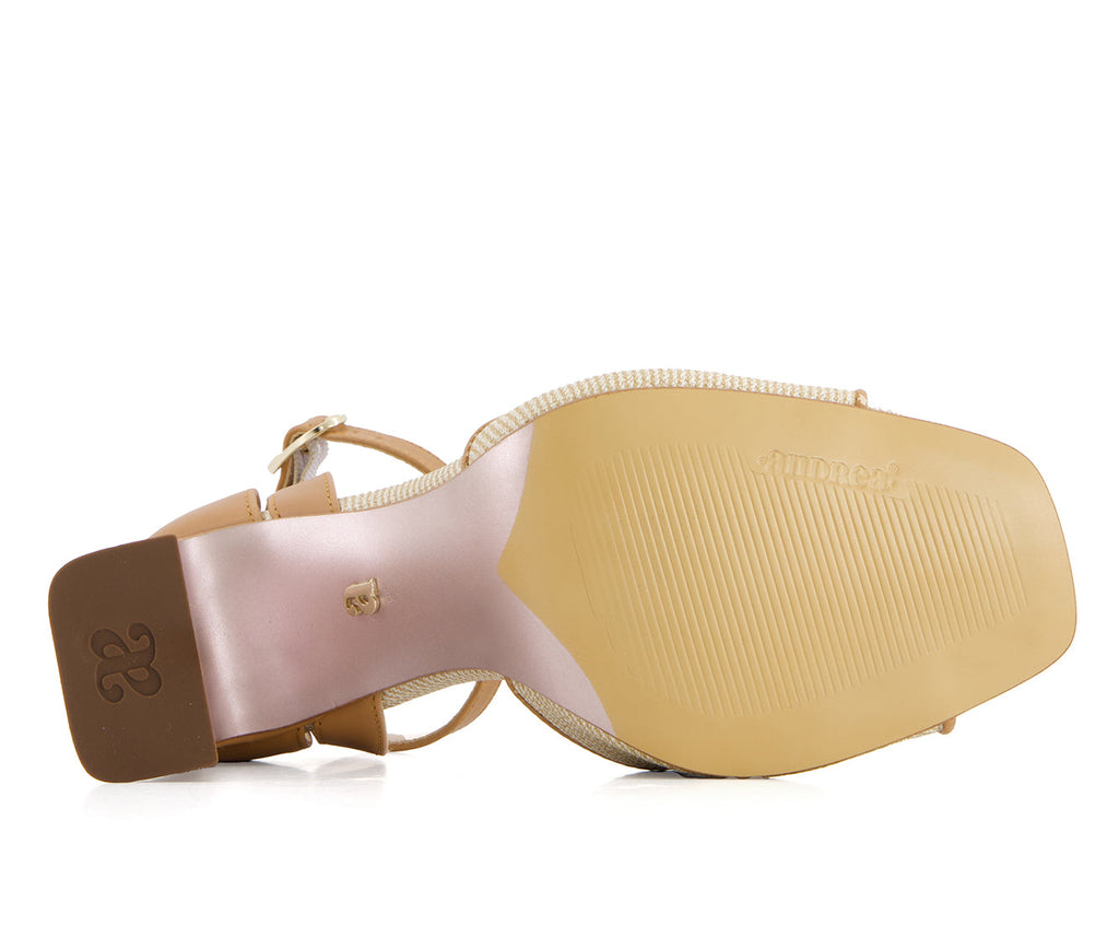 Andrea Women's Heeled Ankle Strap Sandals 65187