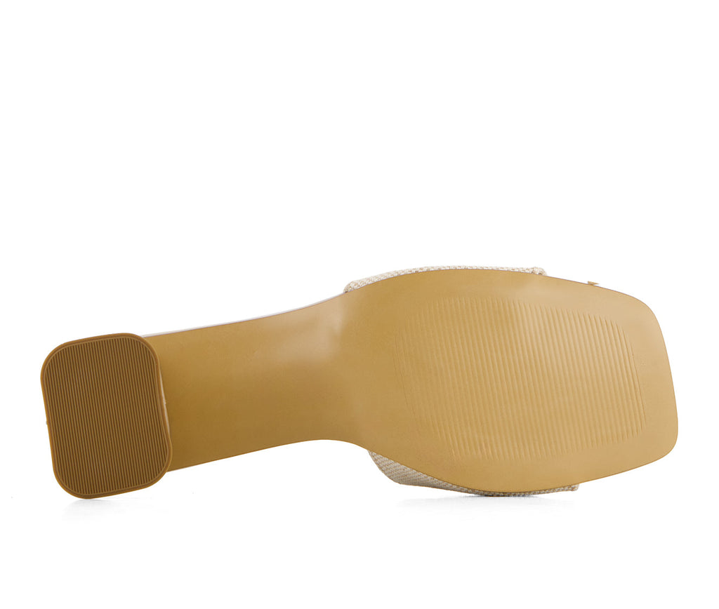 Andrea Women's Slip on Heeled Sandals 65034