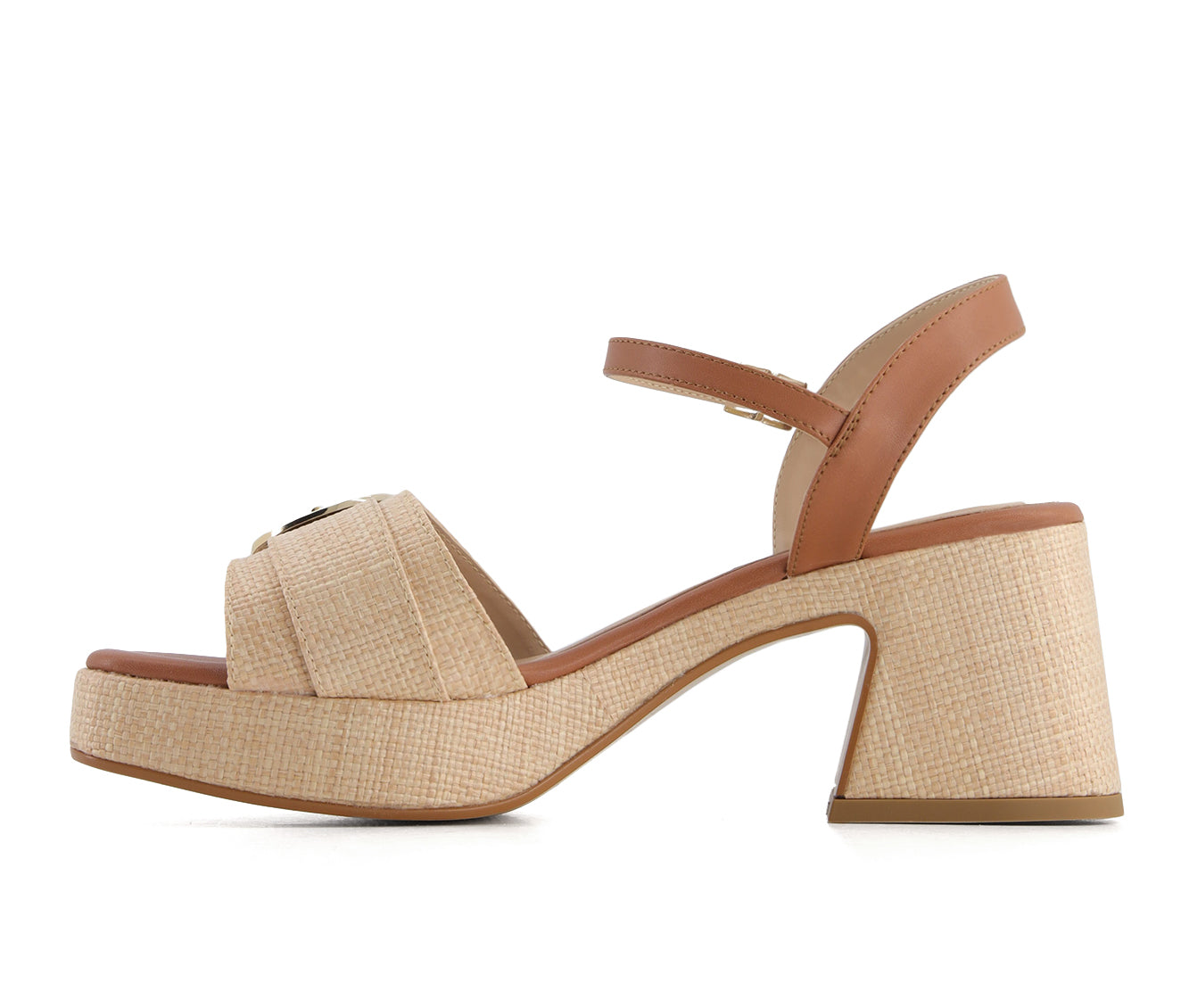 Andrea Women's Heeled Platform Ankle Strap Sandals 65035