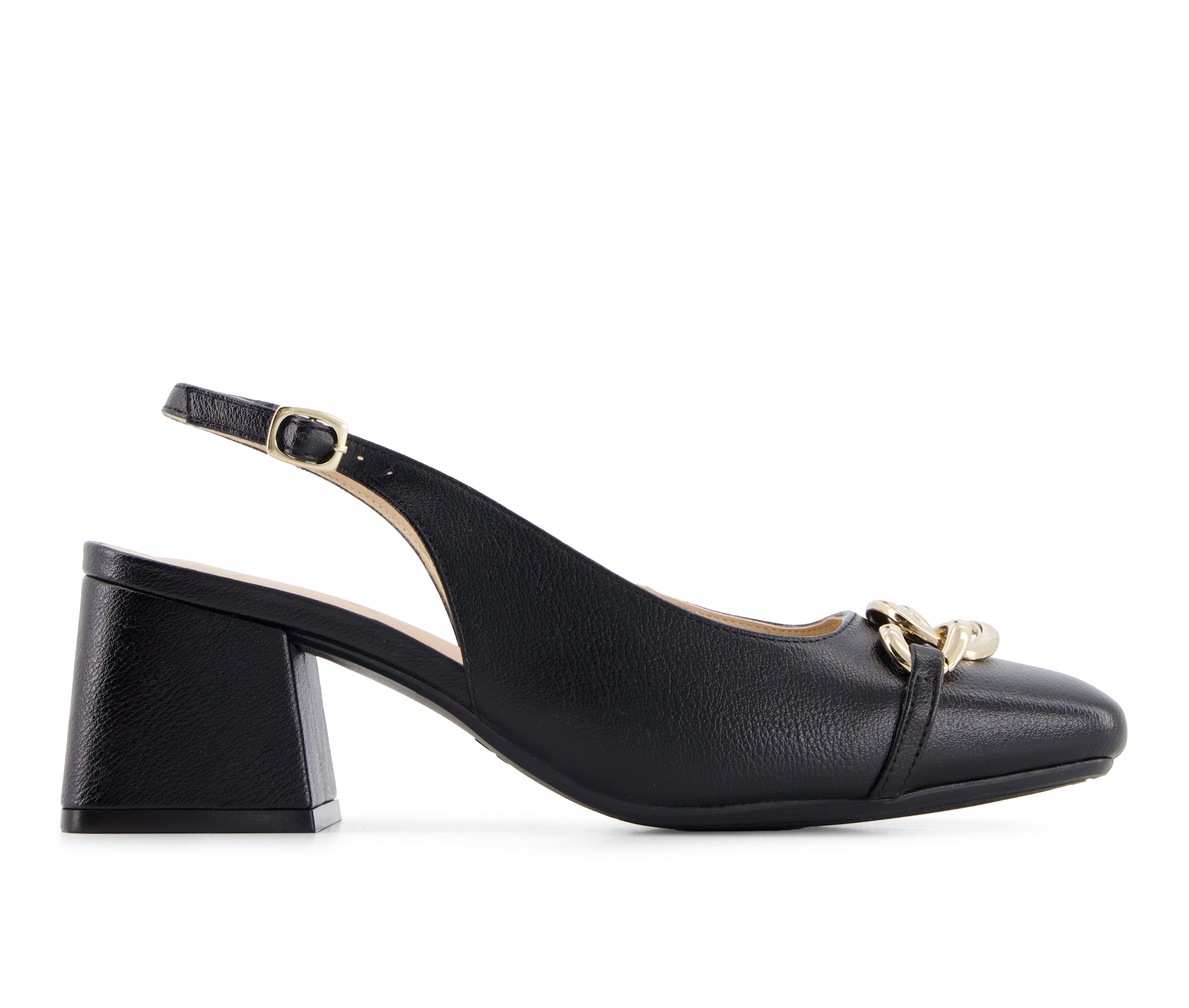 Andrea Women's Slingback Pumps with Square Toe 65678