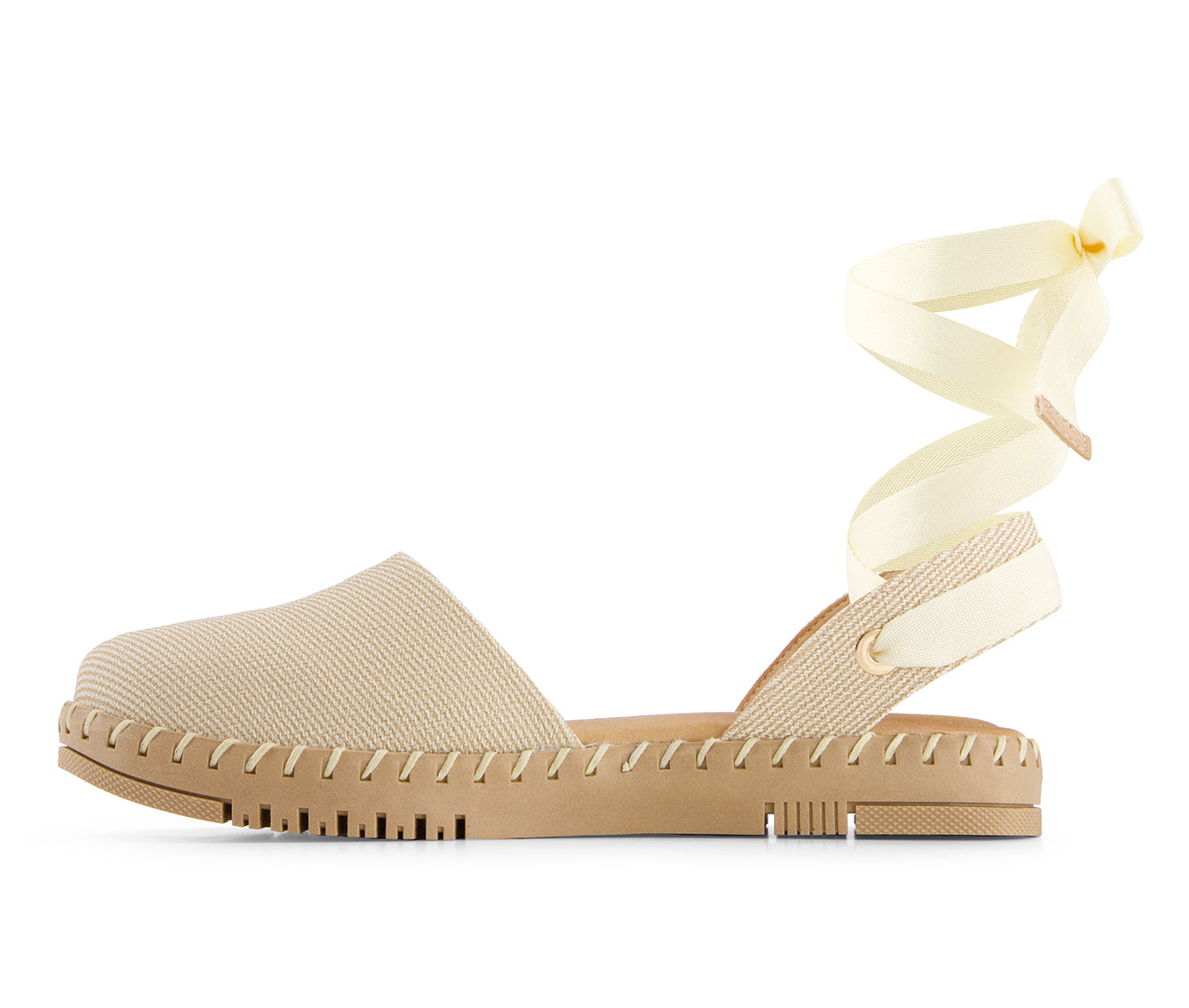 Andrea Women's Textile Ribbon Lace Flats 65286