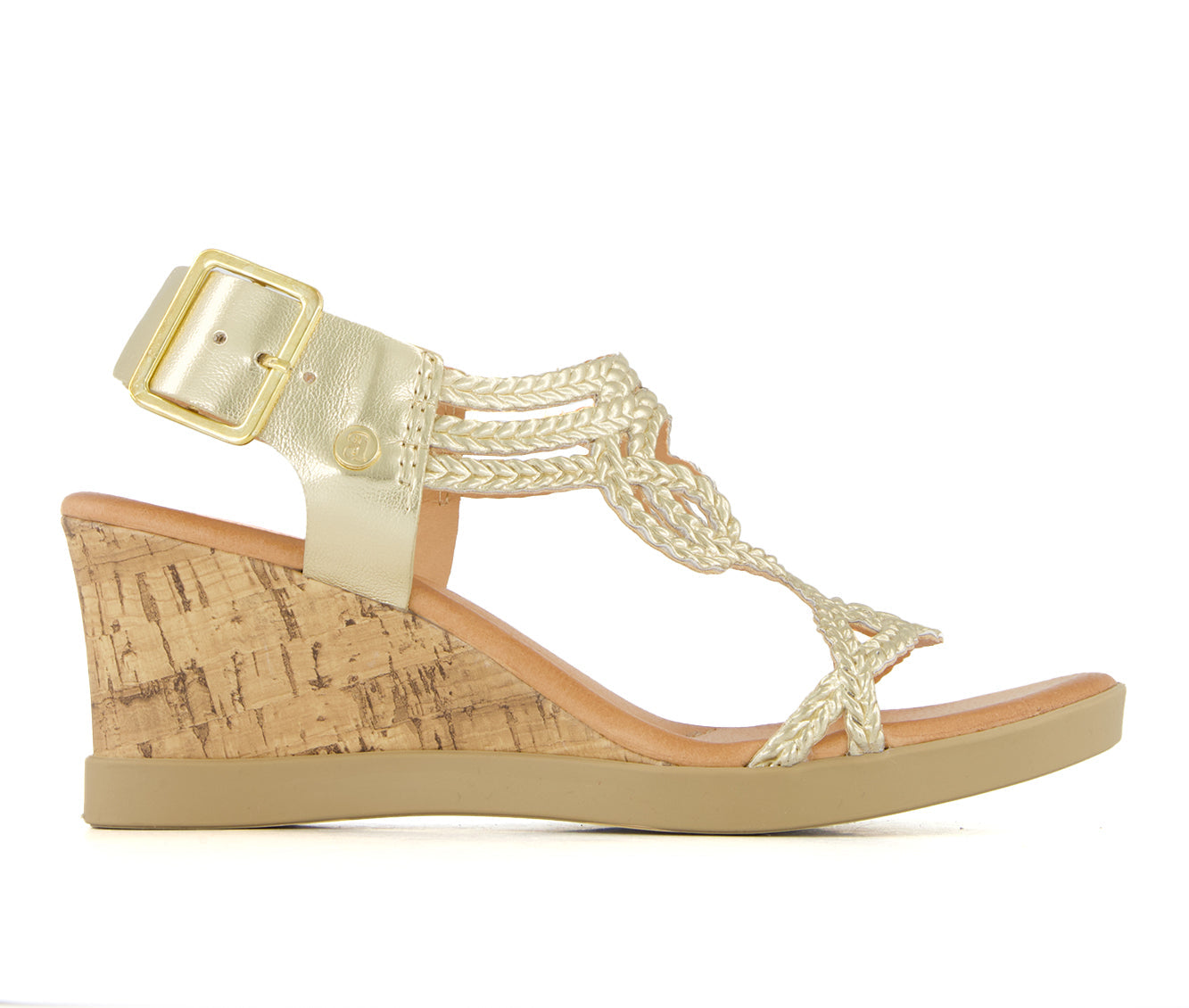 Andrea Women's Wedge Casual Comfort Ankle Strap Sandals 65521