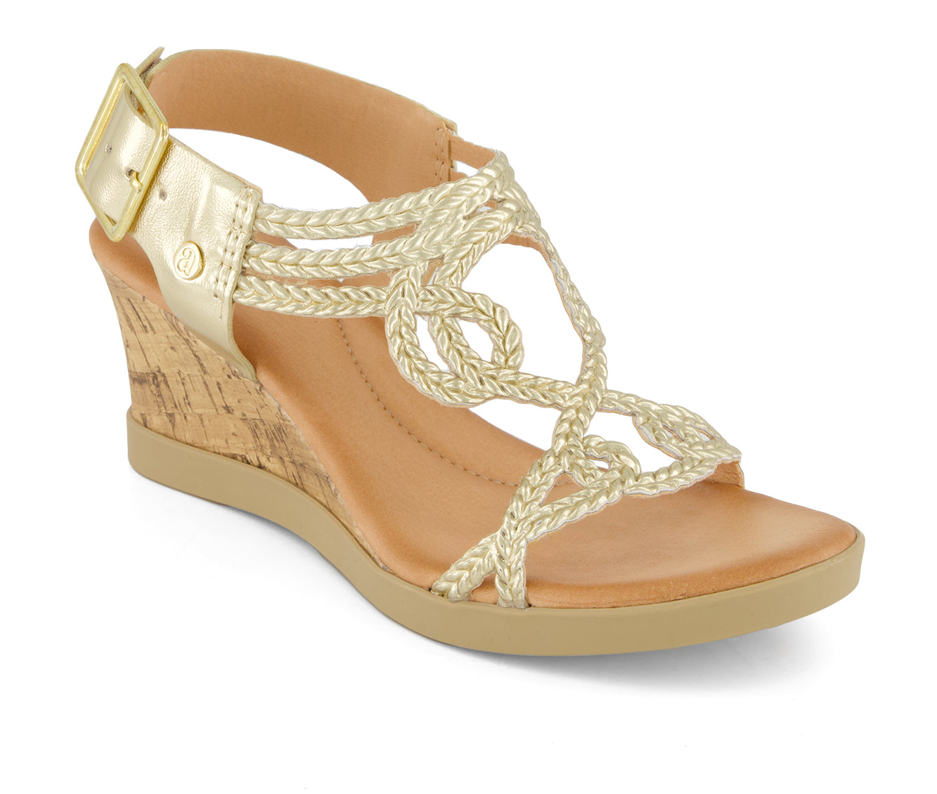 Andrea Women's Wedge Casual Comfort Ankle Strap Sandals 65521