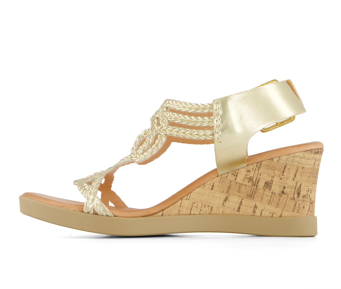 Andrea Women's Wedge Casual Comfort Ankle Strap Sandals 65521