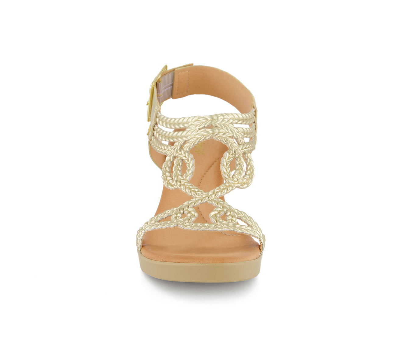 Andrea Women's Wedge Casual Comfort Ankle Strap Sandals 65521