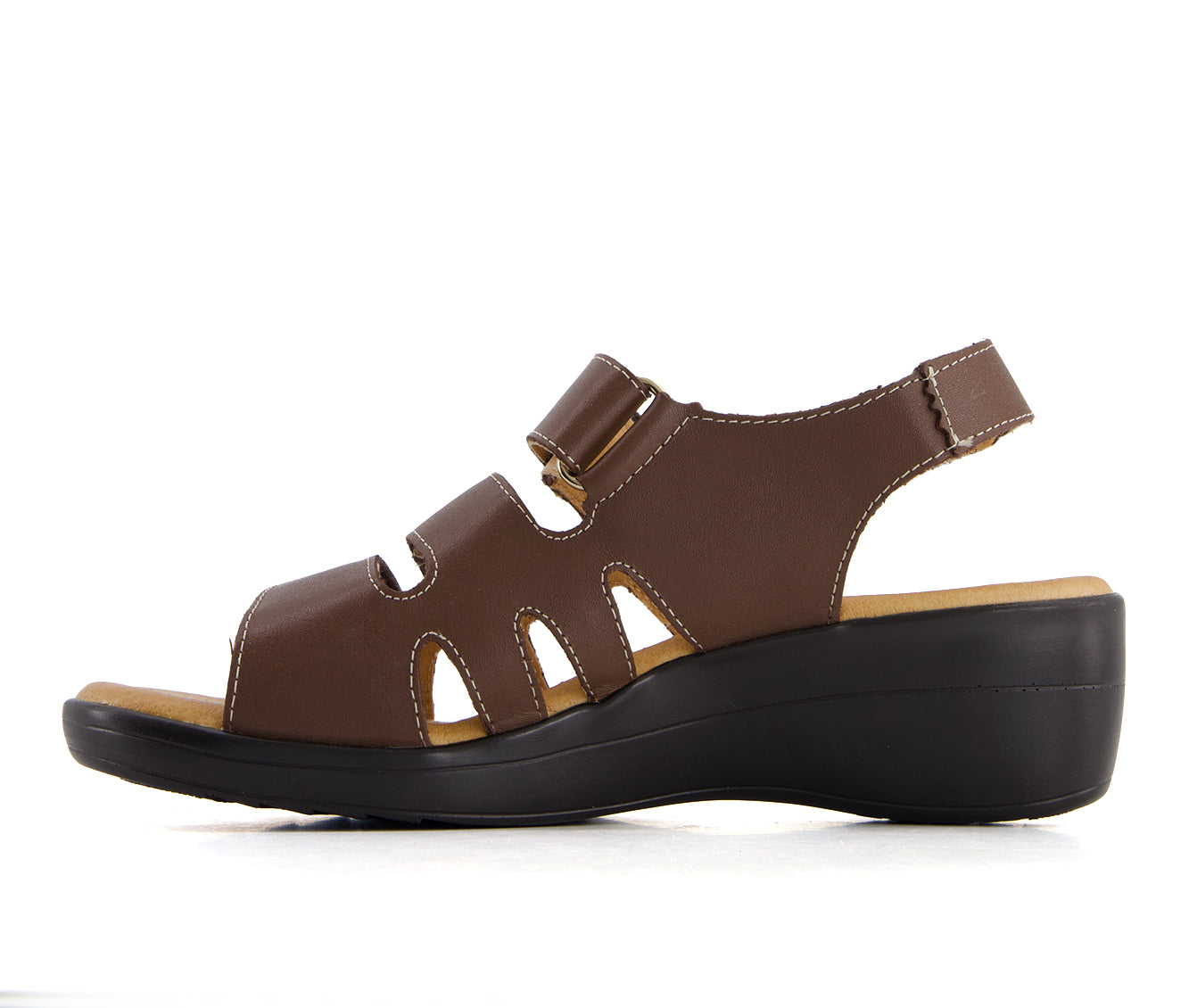 Andrea Women's Premium Comfort Wedge Fisherman Leather Sandals 65432