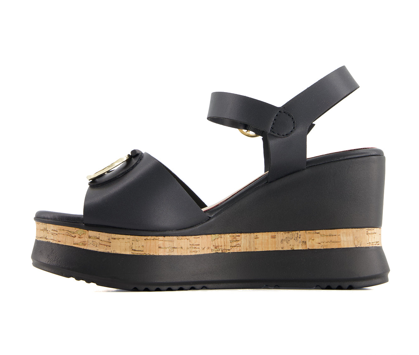 Andrea Women's Comfort Wedge Heeled Ankle Strap Sandals 66999