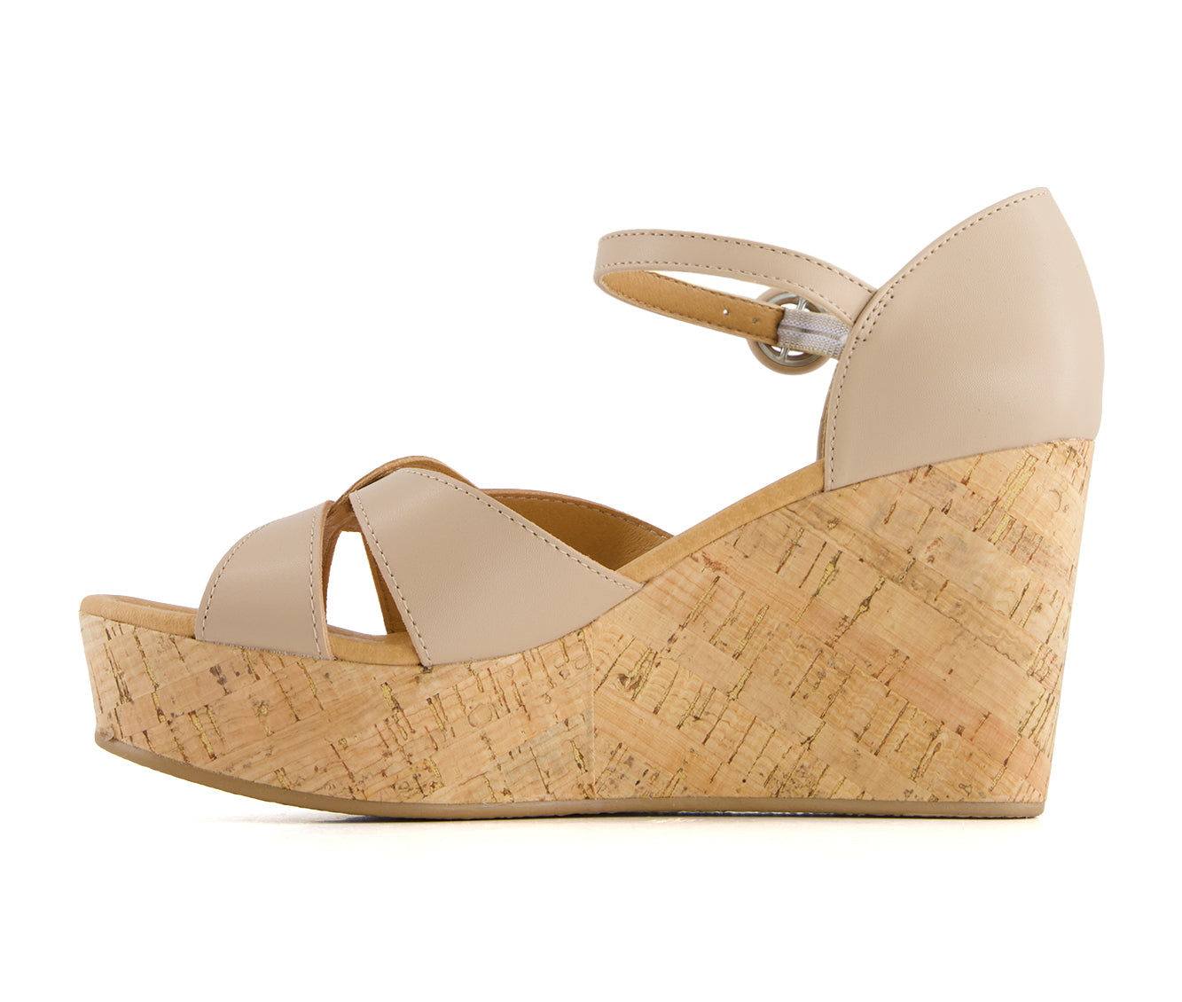 Andrea Women's Comfort Wedge Heeled Ankle Strap Sandals 67124