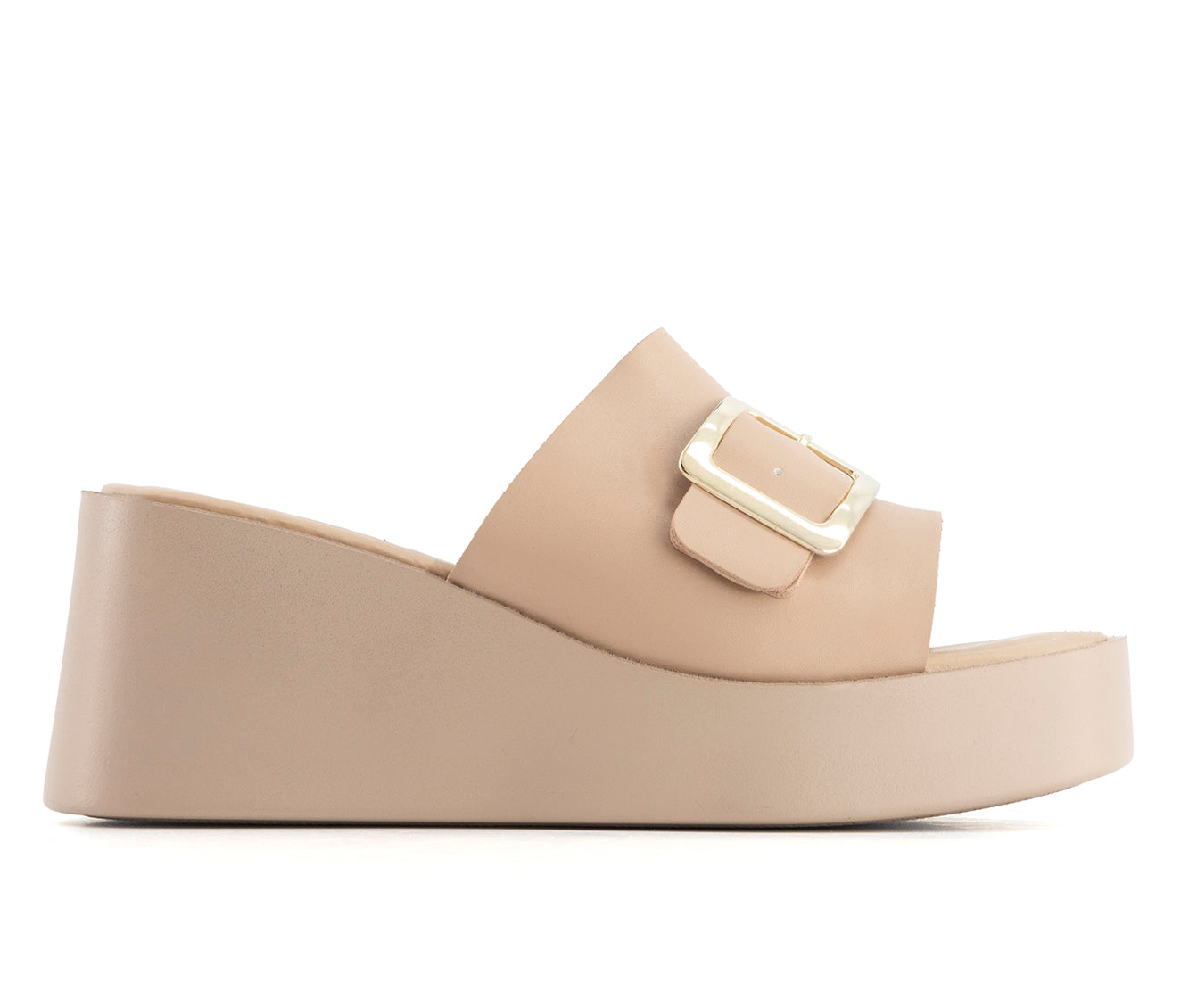 Andrea Women's Fashion Wedge Platform Slide Sandals 68310