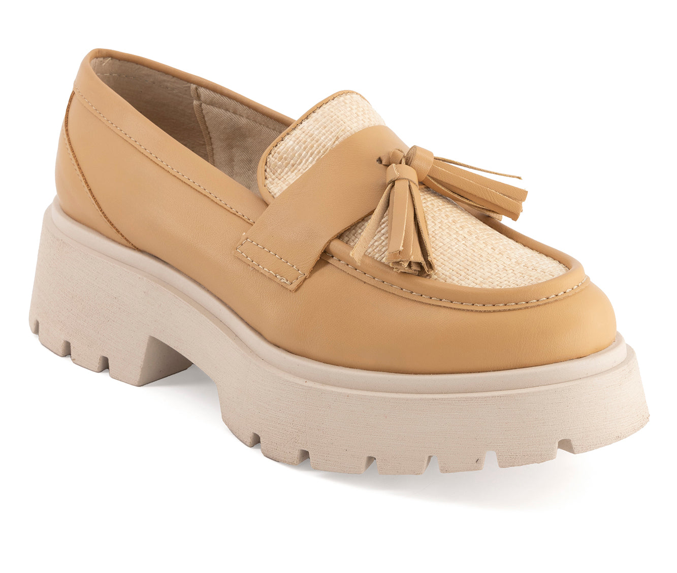 Andrea Women's Bicolor Penny Loafers With Tassels 69109