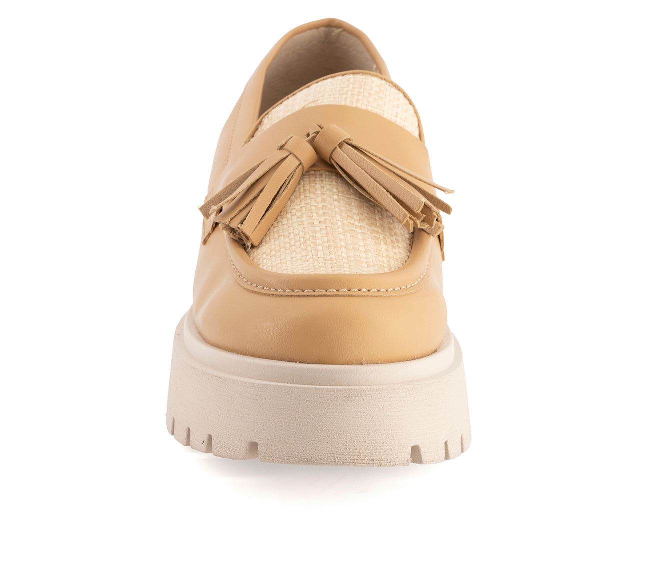 Andrea Women's Bicolor Penny Loafers With Tassels 69109