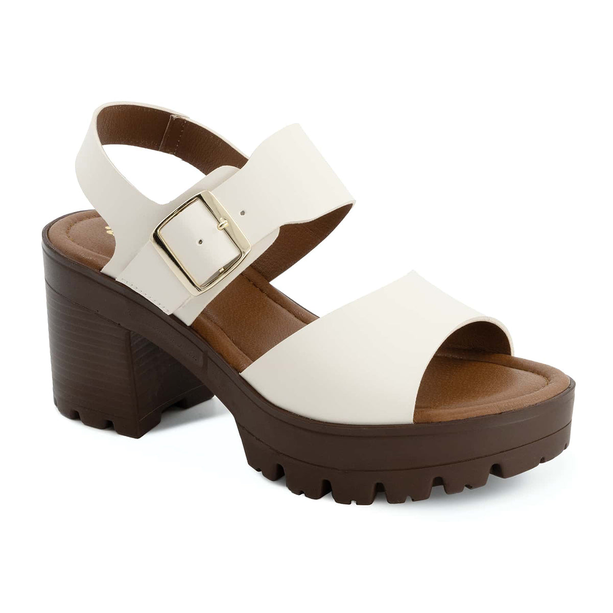 Andrea Women's Heeled Ankle Strap Sandals 66218