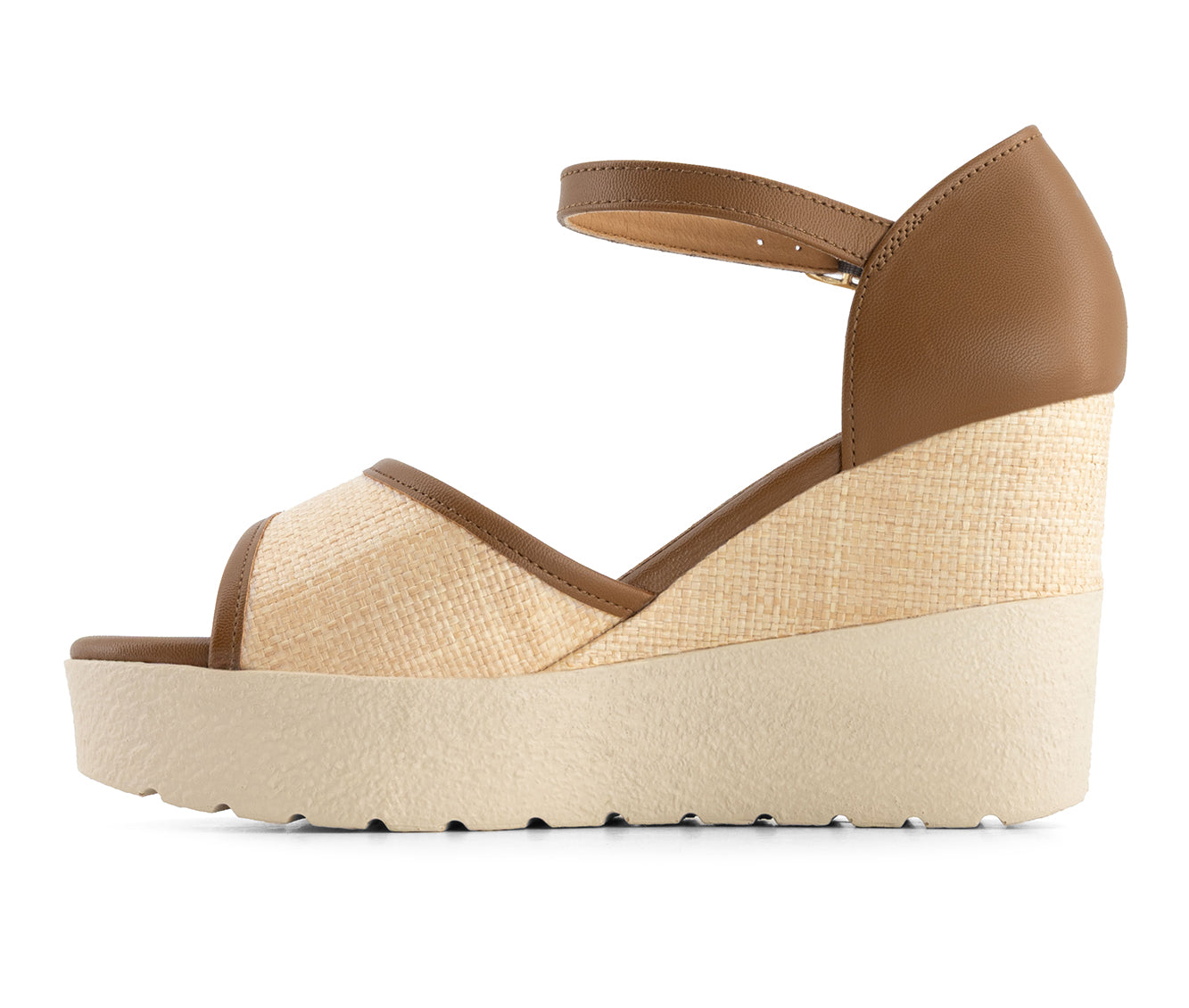 Andrea Women's Wedge and Platform Ankle Strap Sandals 69475