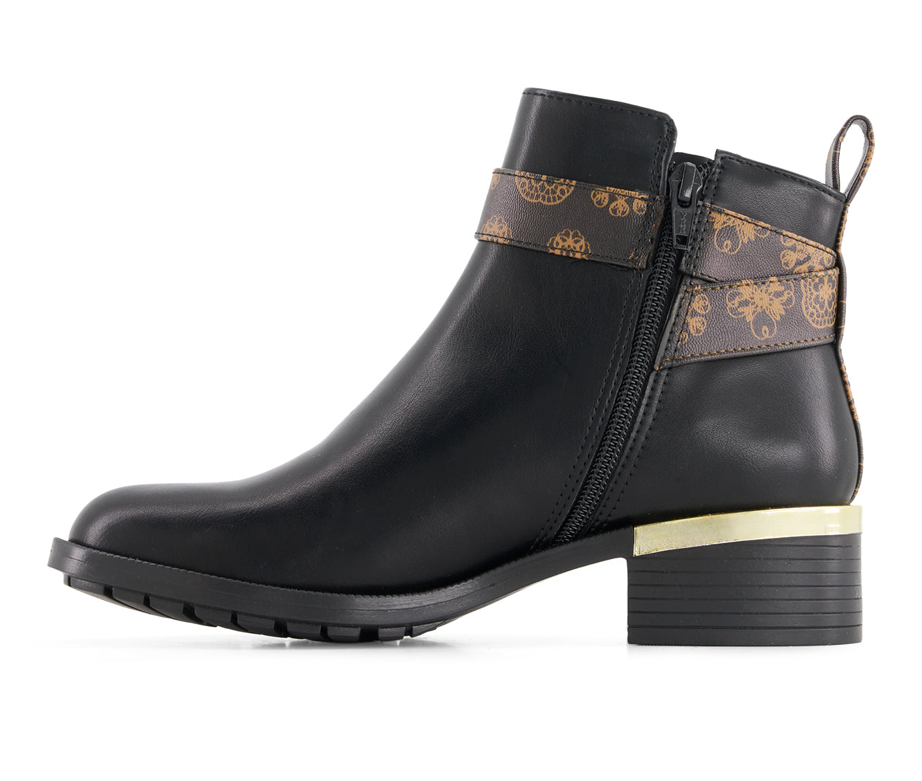 Andrea Women's Fashion Booties with Ankle Buckle 88363